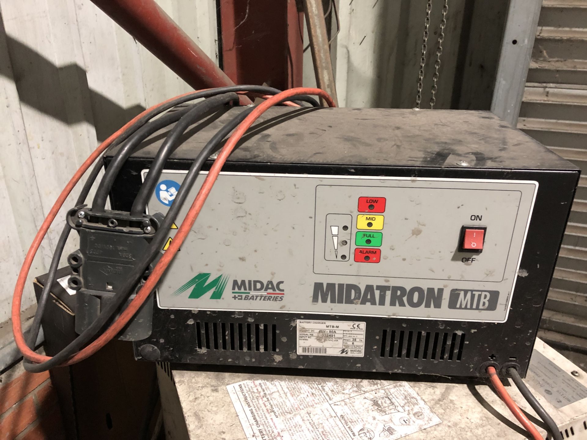 Midac Midatron MTB-M 48V 80A Forklift Battery Charger