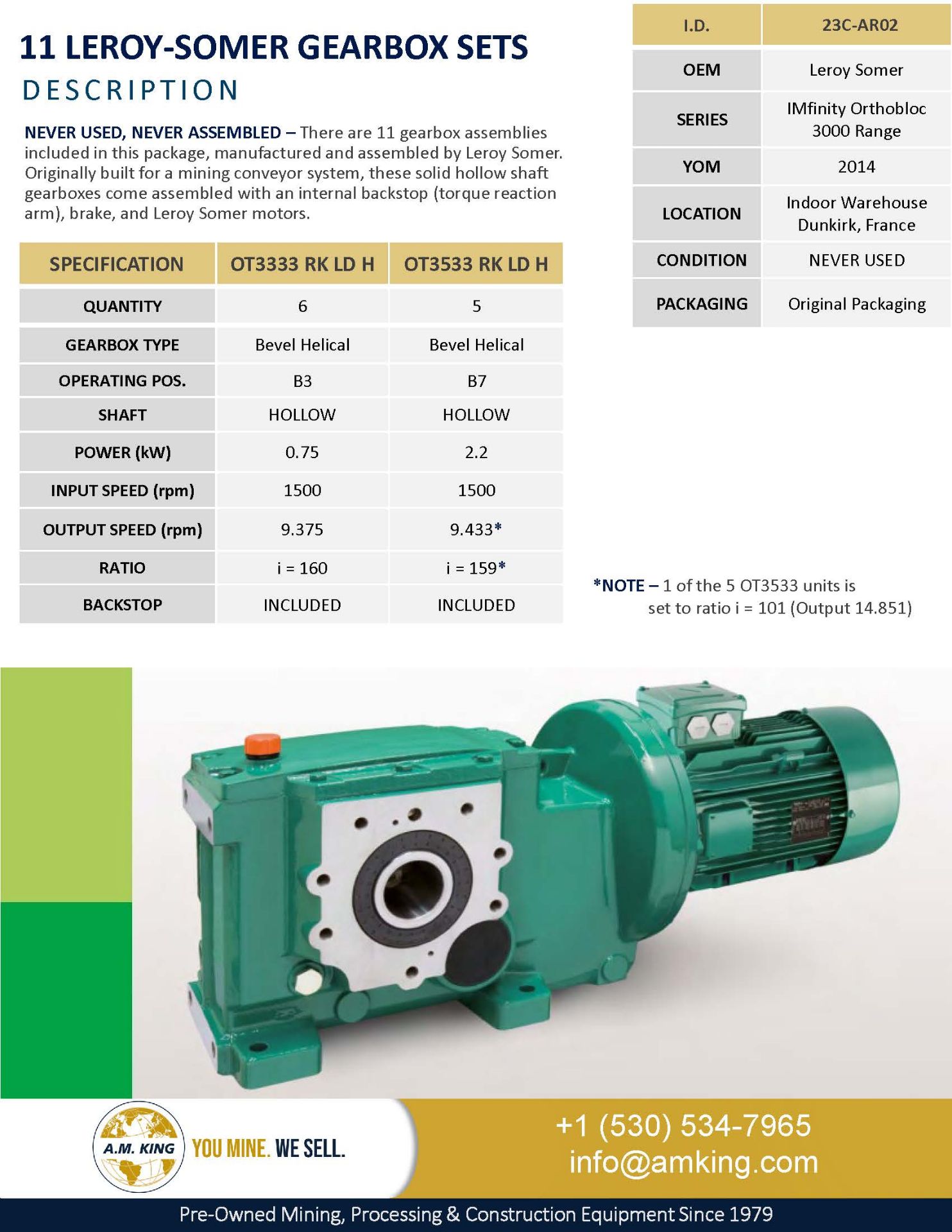 Leroy Somer Gearbox Package - Image 2 of 4