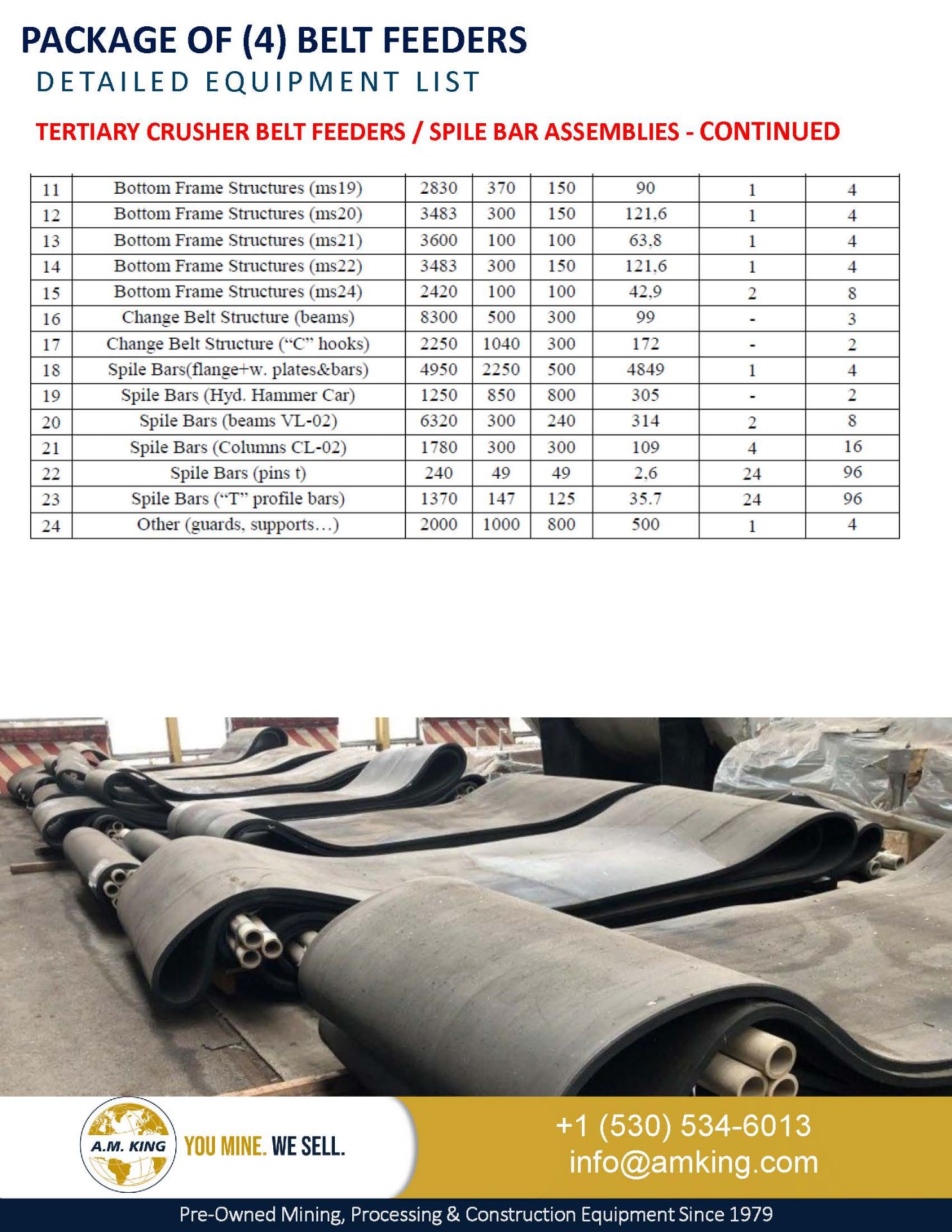 (4) Tertiary Belt Feeders - Bild 4 aus 4