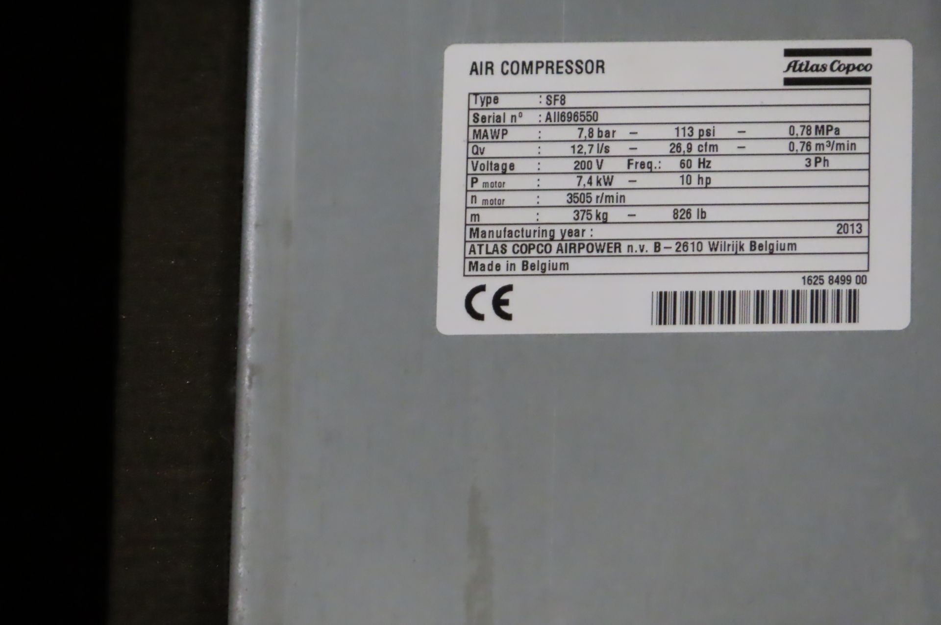 Air compressor - Image 2 of 3