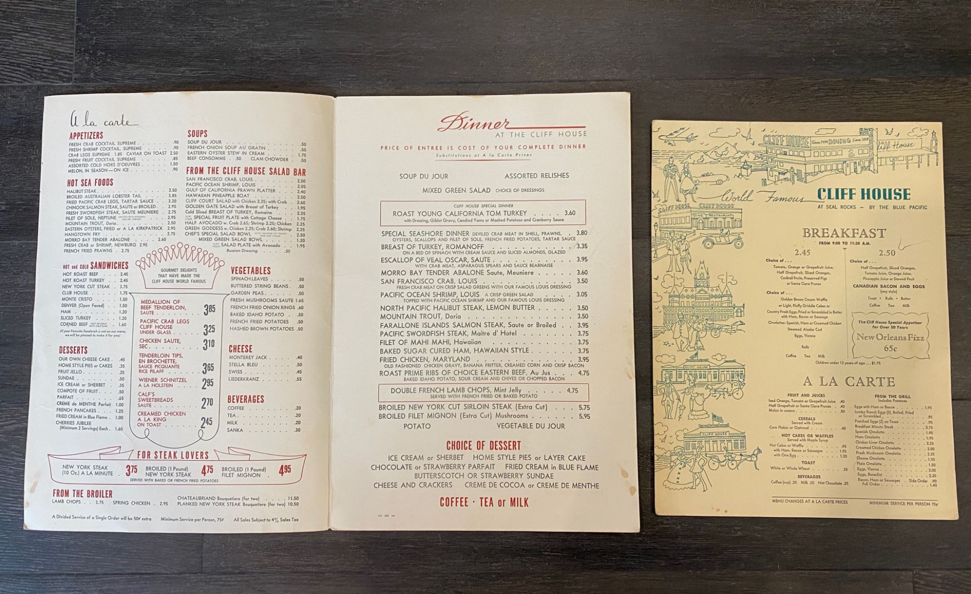 Cliff House Menu - Red - Image 4 of 4