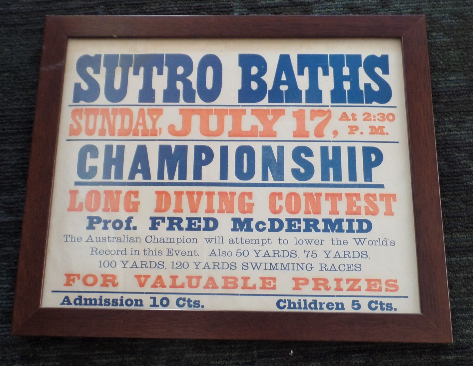 Framed Poster - Sutro Baths