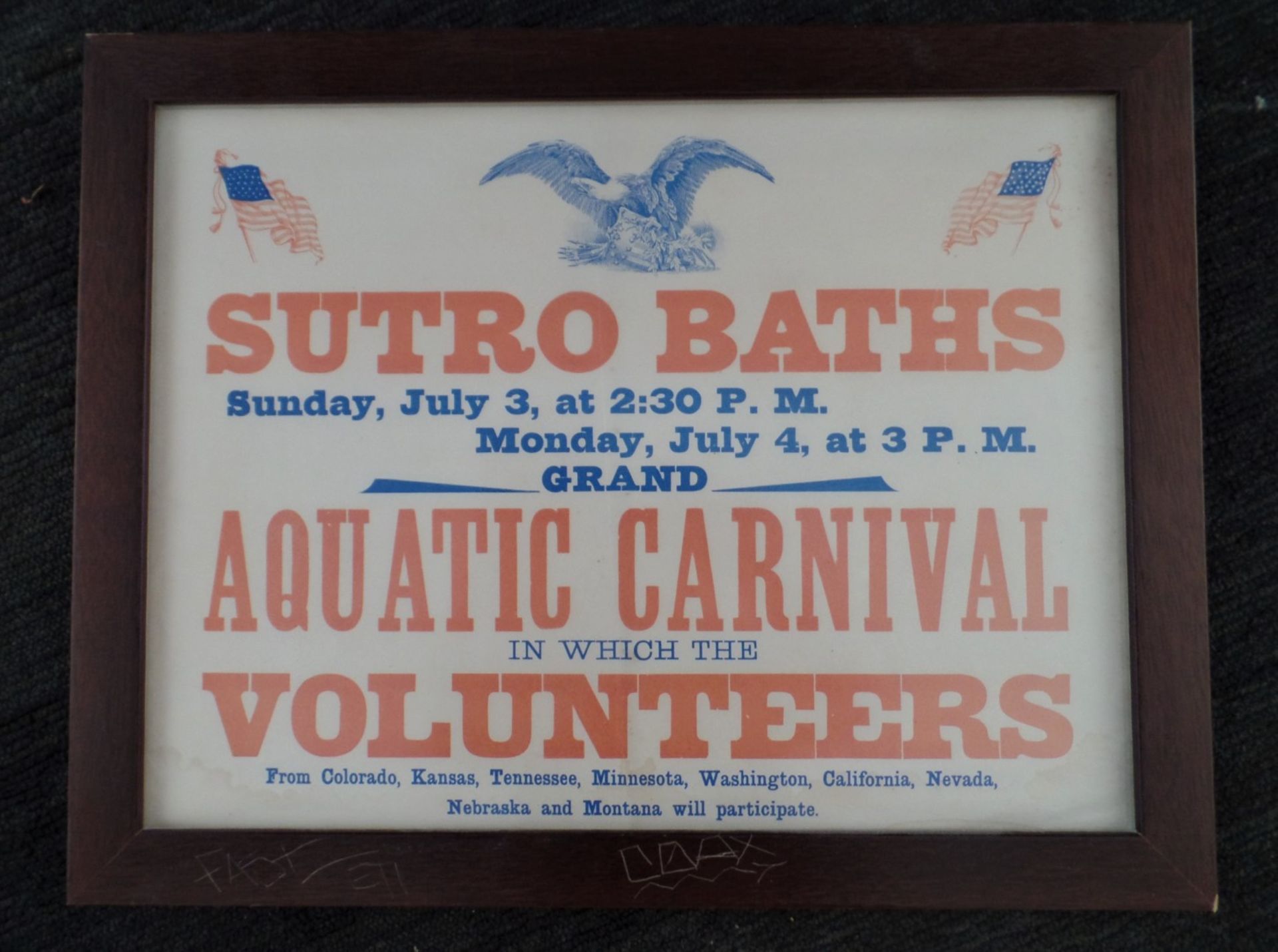 Framed Poster - Sutro Baths