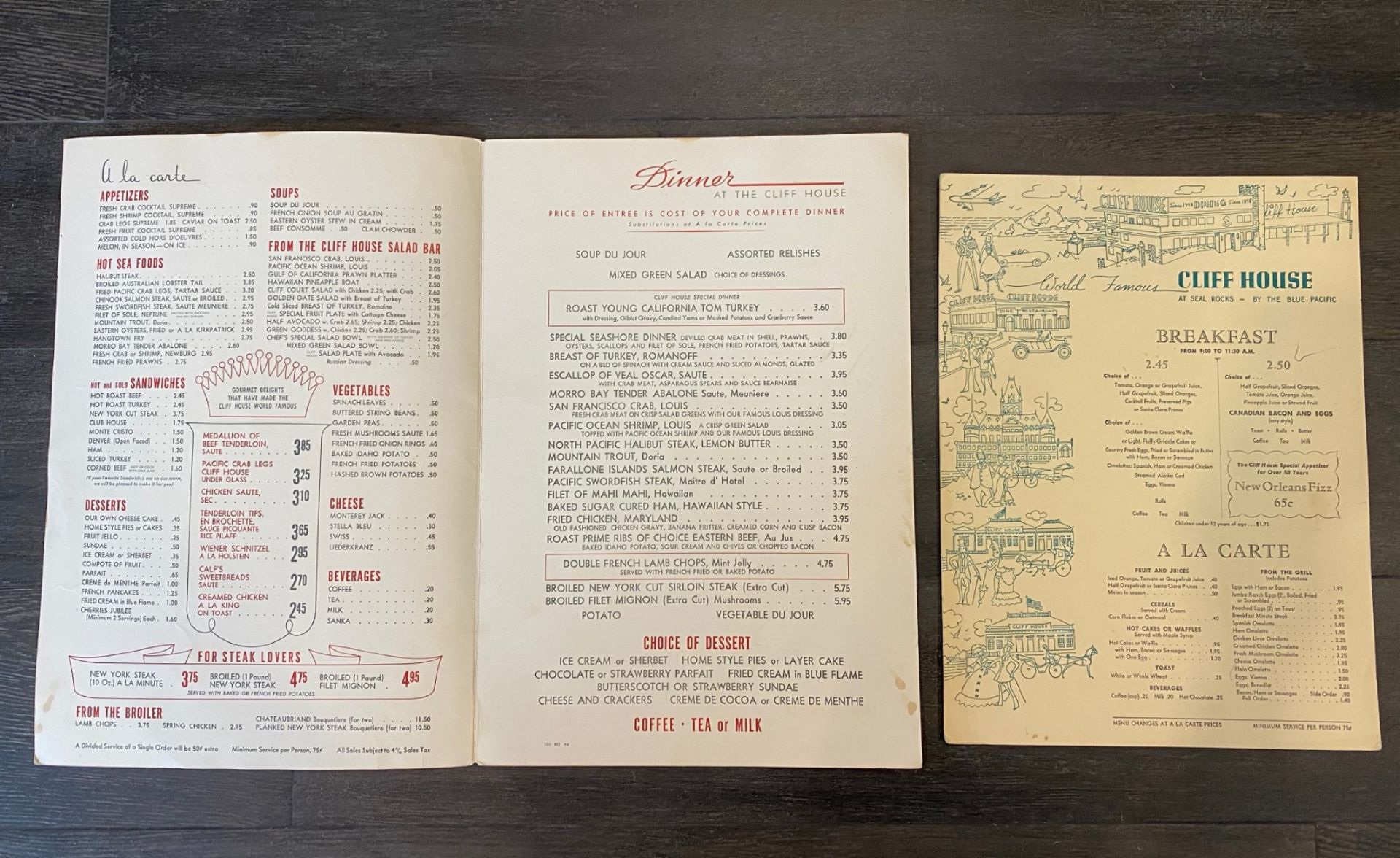 Cliff House Menu - Red - Image 3 of 4