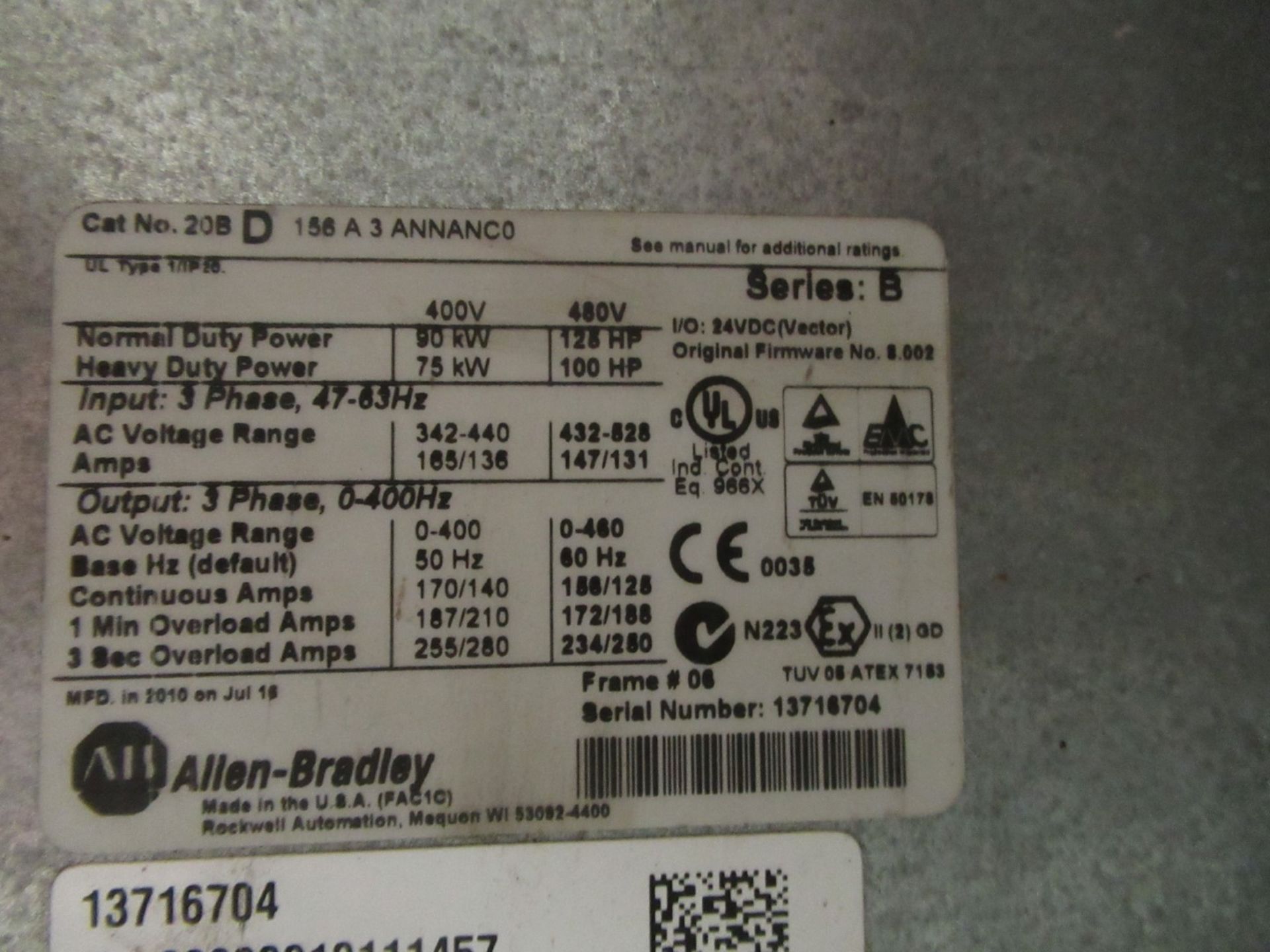 Variable Frequency Drive - Image 2 of 2