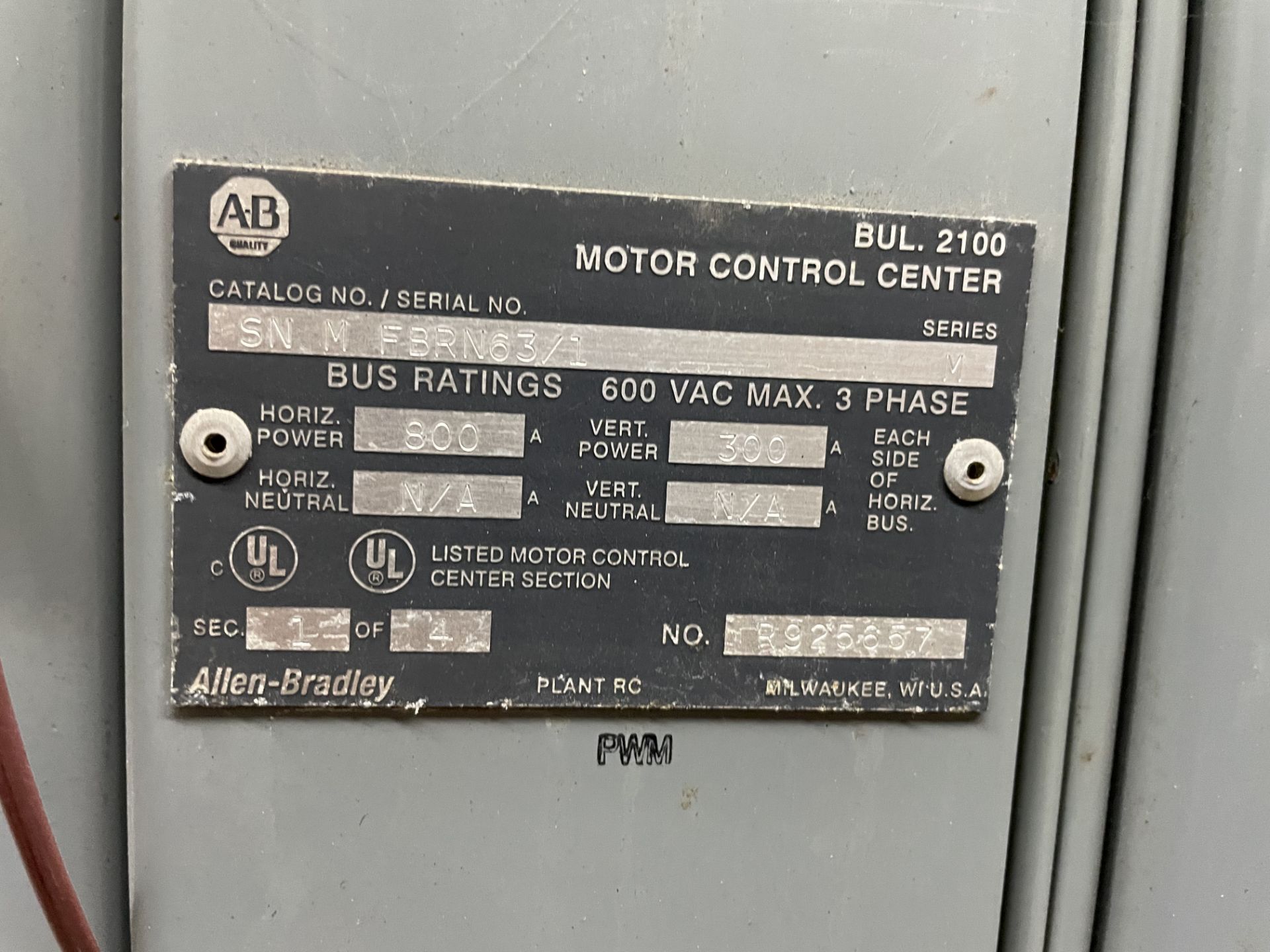 Motor Control Center - Image 3 of 3