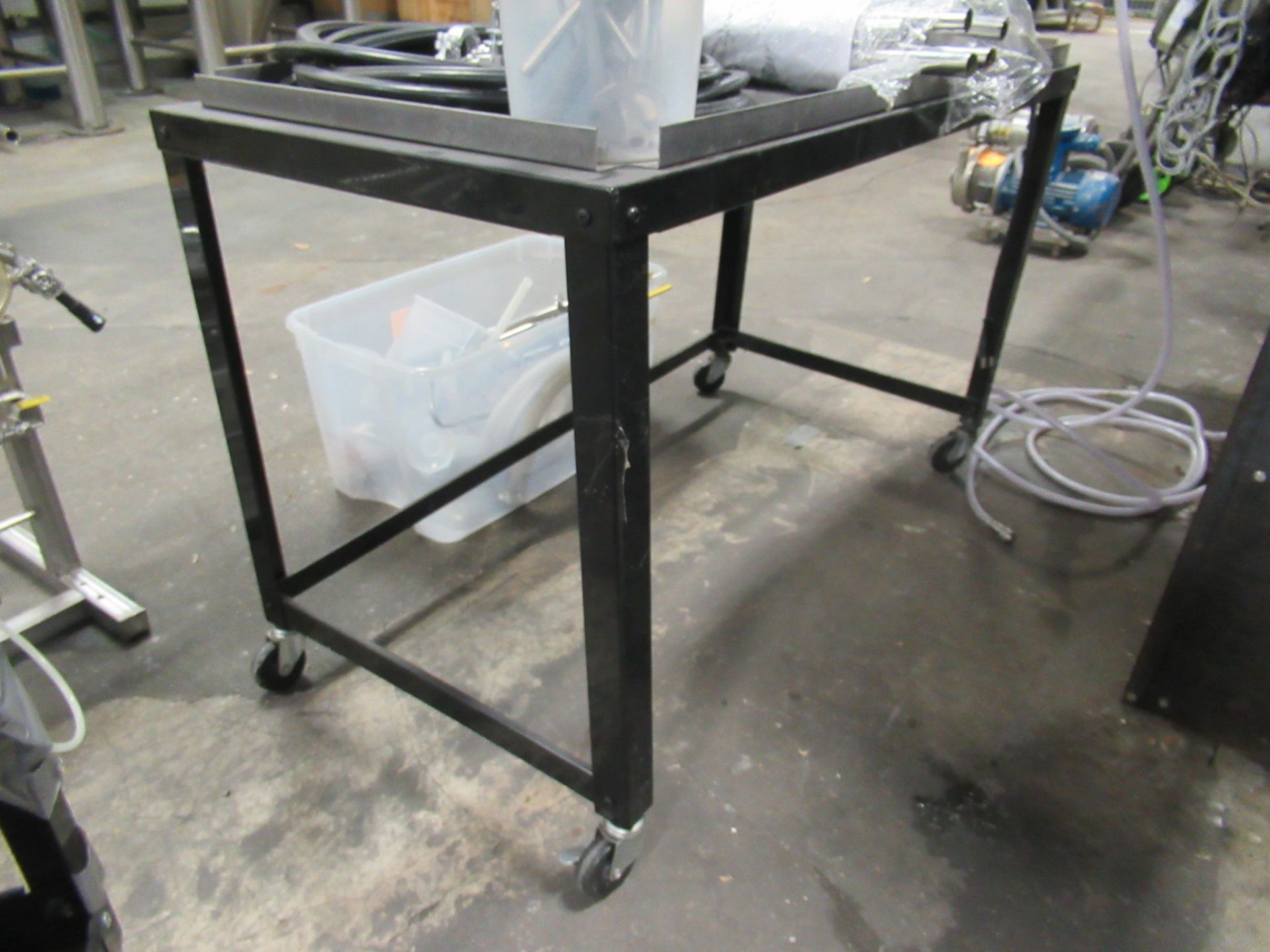 Mobile Metal Table