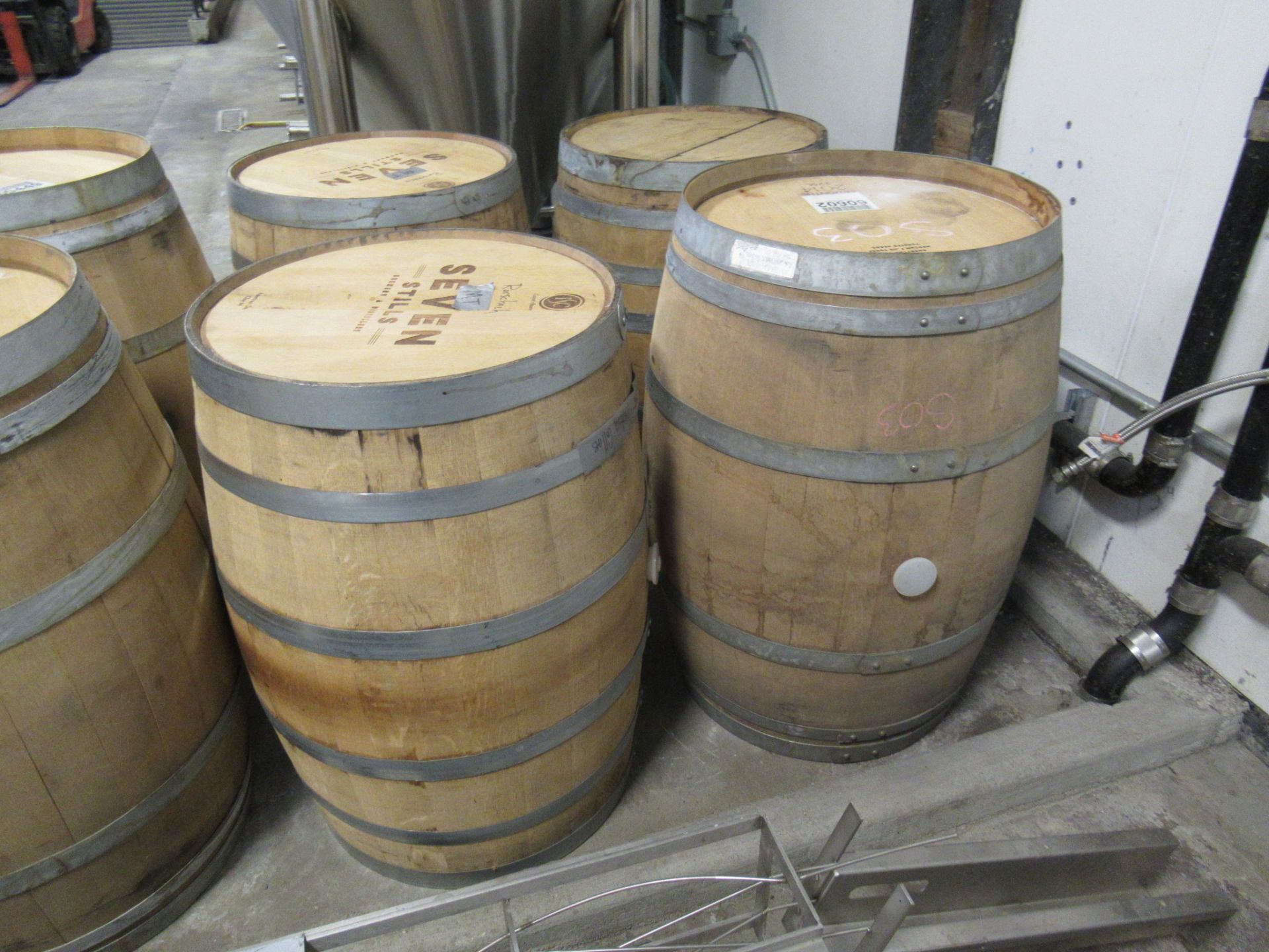 Wood Barrels - Image 2 of 4