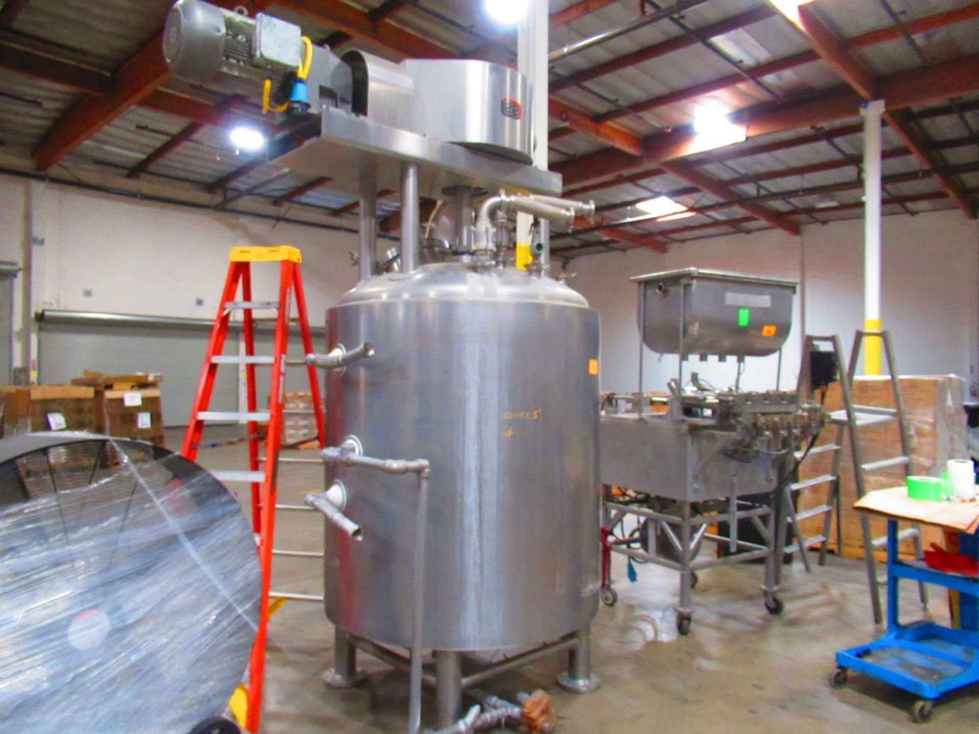 Jacketed Mix Tank - Image 3 of 6