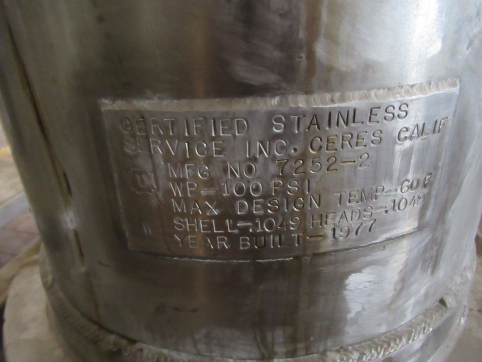 SS Pressure Tank - Image 2 of 2