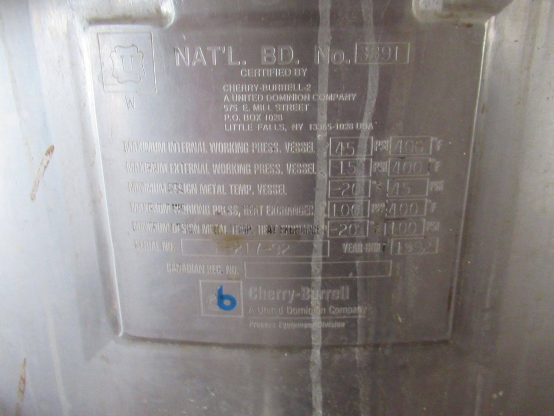 SS Reactor Tank - Image 5 of 6