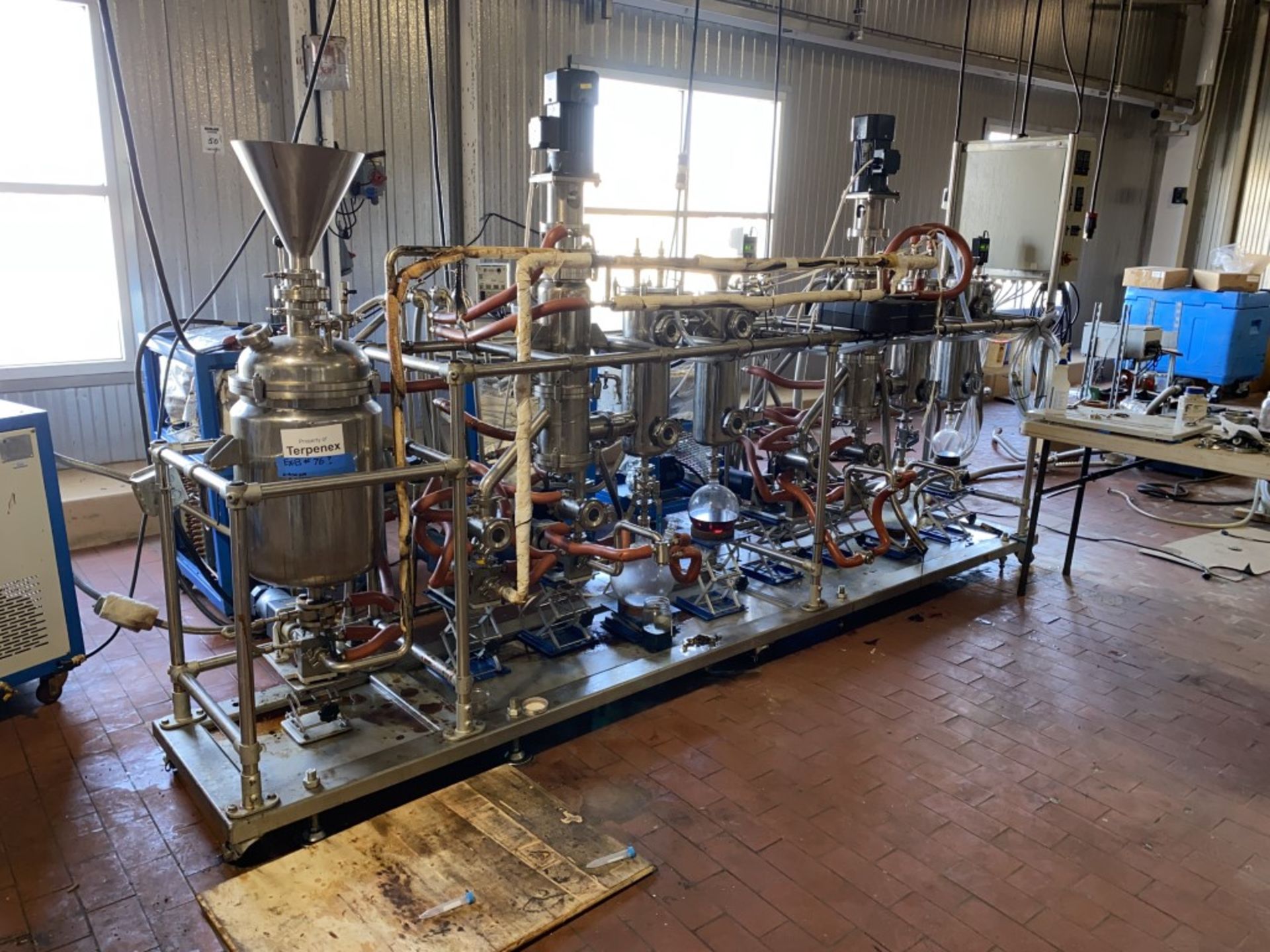 SS Wipe Film Distillation System