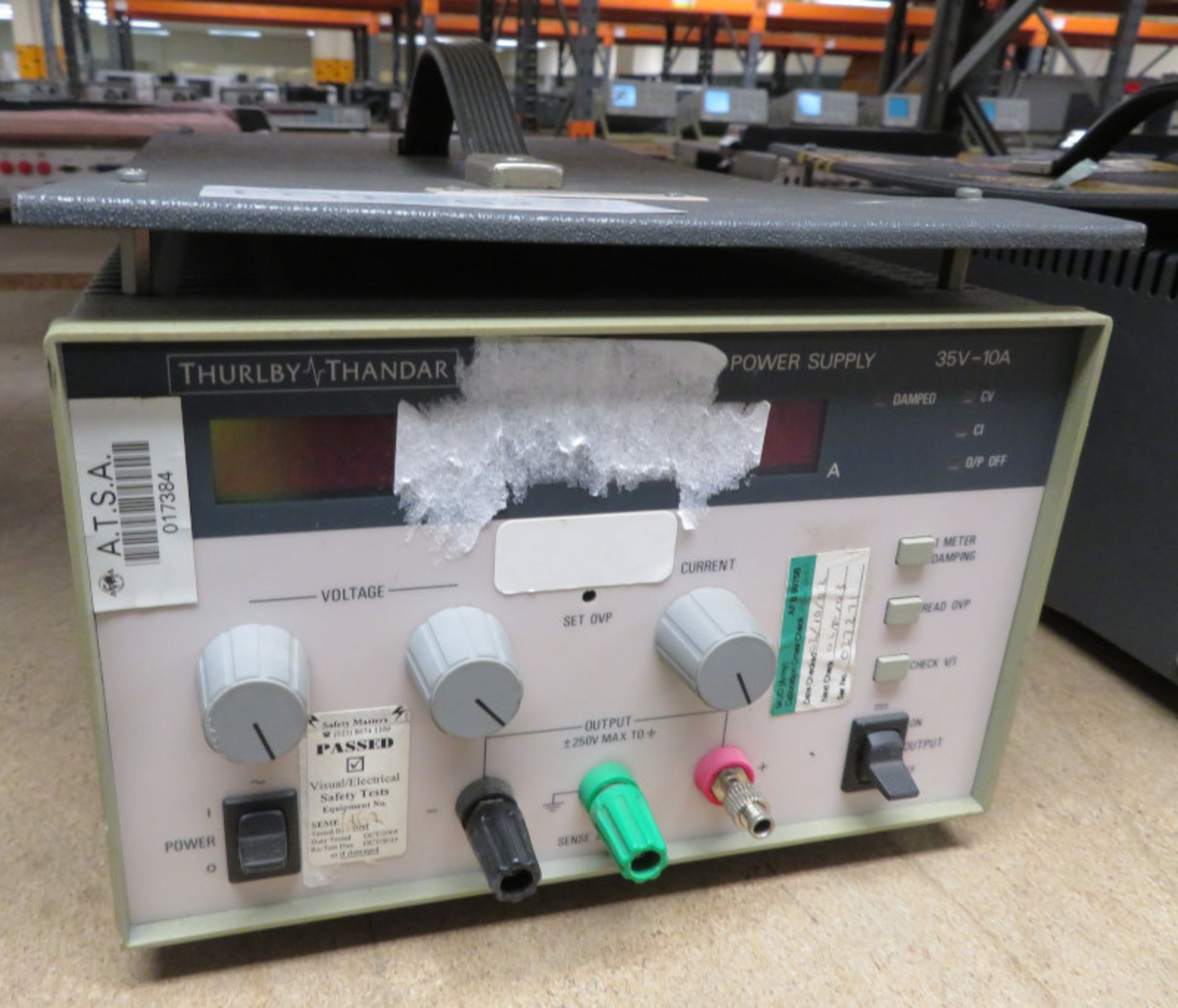 Thurlby Thandar TSX3510 Precision DC Power Supply - 35V - 10A - Damage as seen in pictures