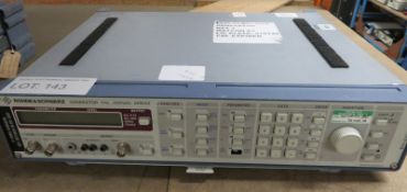 Rohde & Schwarz APN62 Generator - 1Hz - 260kHz (Missing Var Step Button)