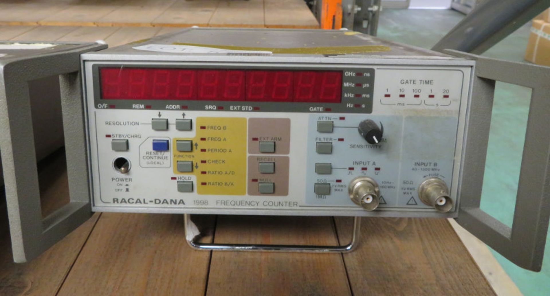 Racal-Dana 1998 Frequency Counter - Missing Power Button & Dent to Top