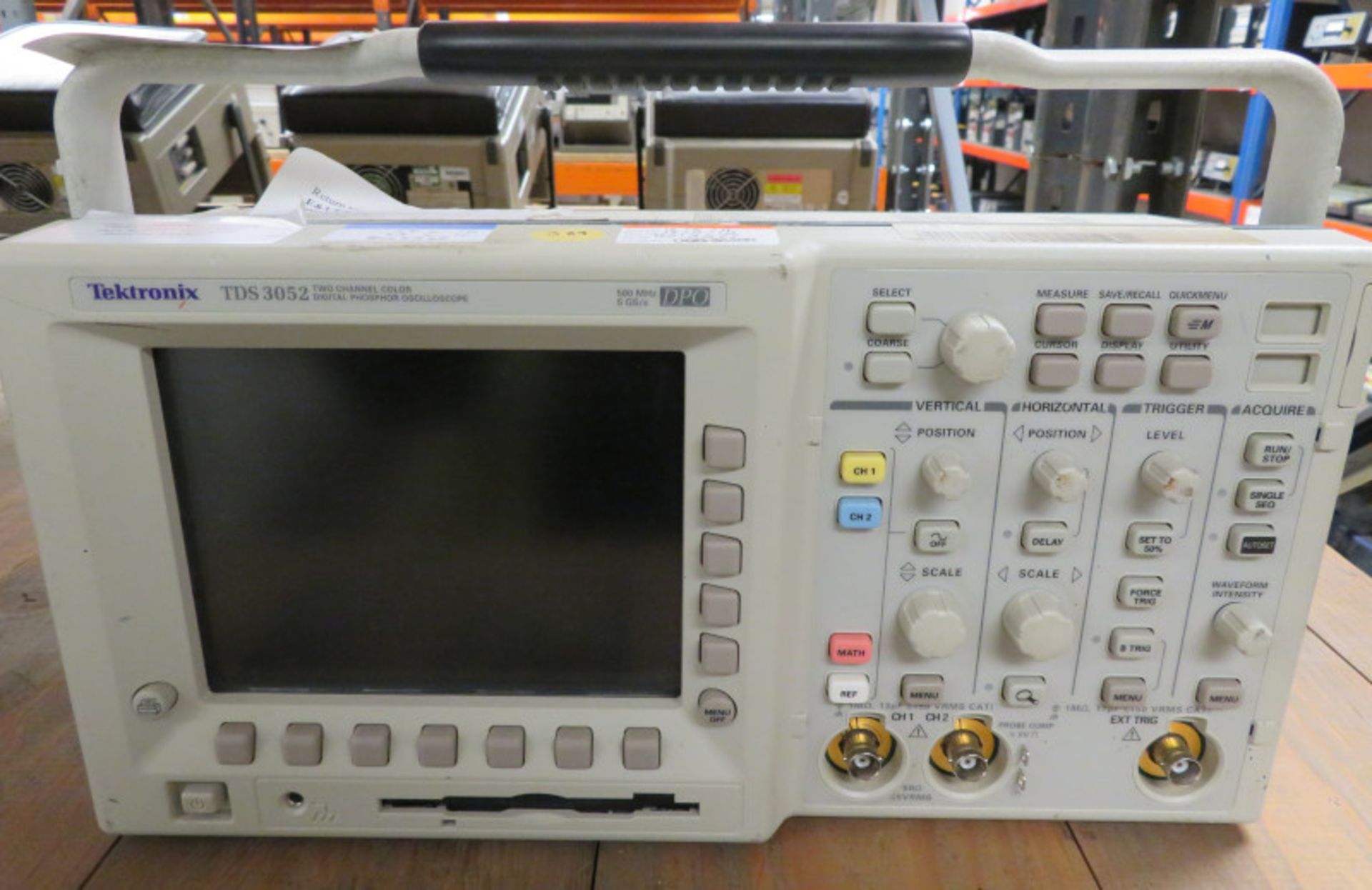 Tektronix TDS 3052 Two Channel Color Digital Phosphor Oscilloscope - 500MHz - 5GS/s