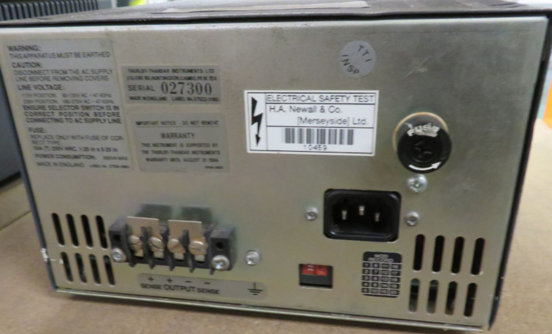 Thurlby Thandar TSX3510 Precision DC Power Supply - 35V - 10A - Image 2 of 2