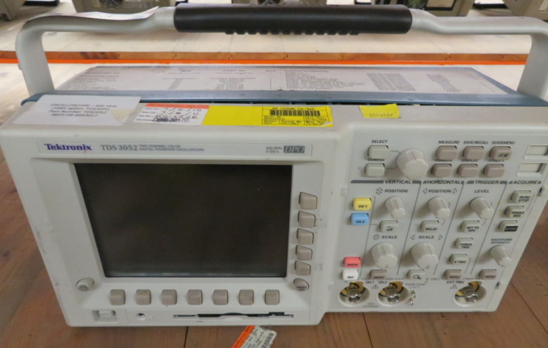 Tektronix TDS 3052 Two Channel Color Digital Phosphor Oscilloscope- 500MHz - 5GS/s