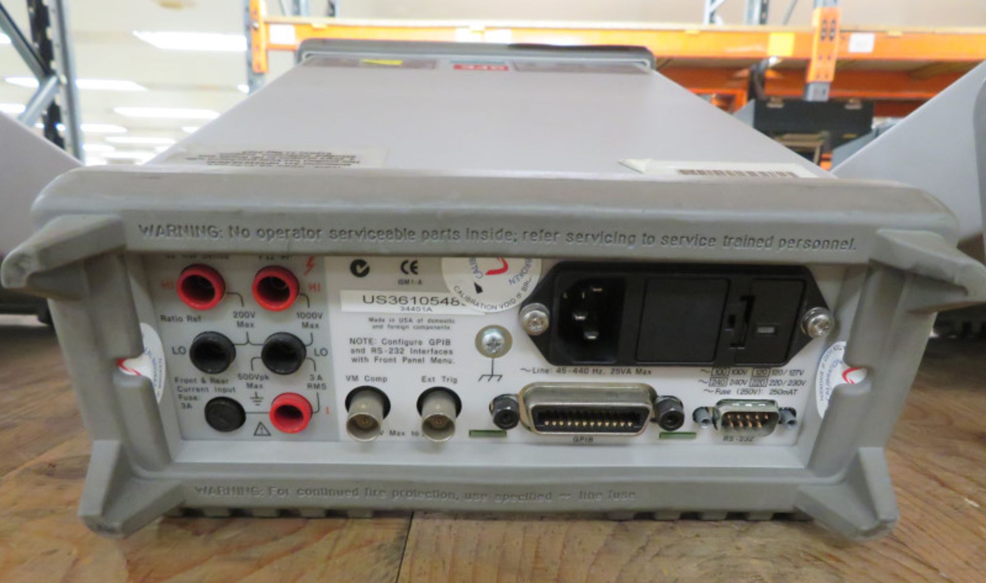 Agilent 34401A 6 1/2 Digit Multimeter - Image 2 of 2