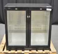 Polar Refrigeration GL002-03 Double Door Undercounter Refrigerator