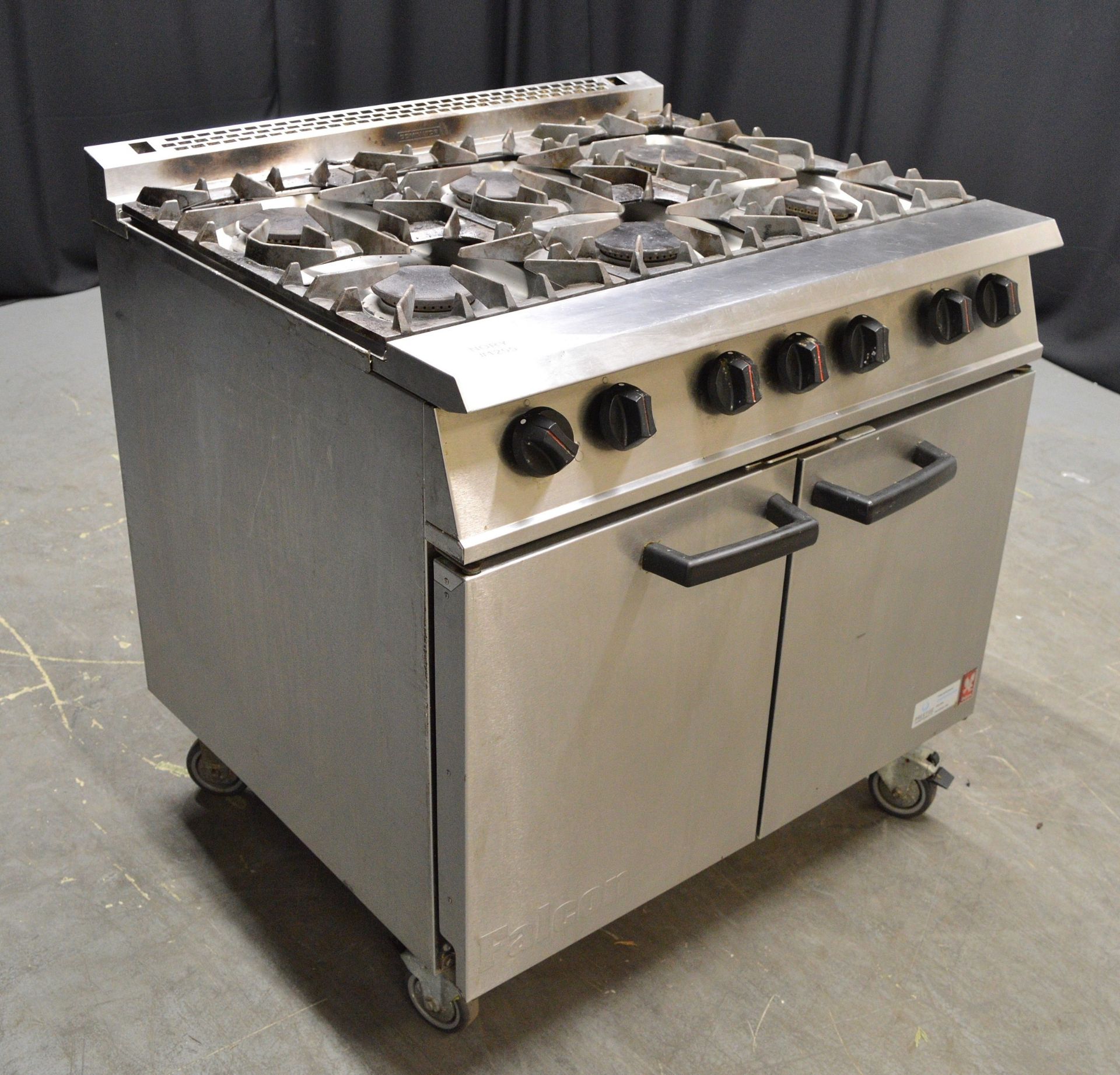 Falcon G2101EU 6 Burner Natural Gas Range Oven - Image 2 of 7