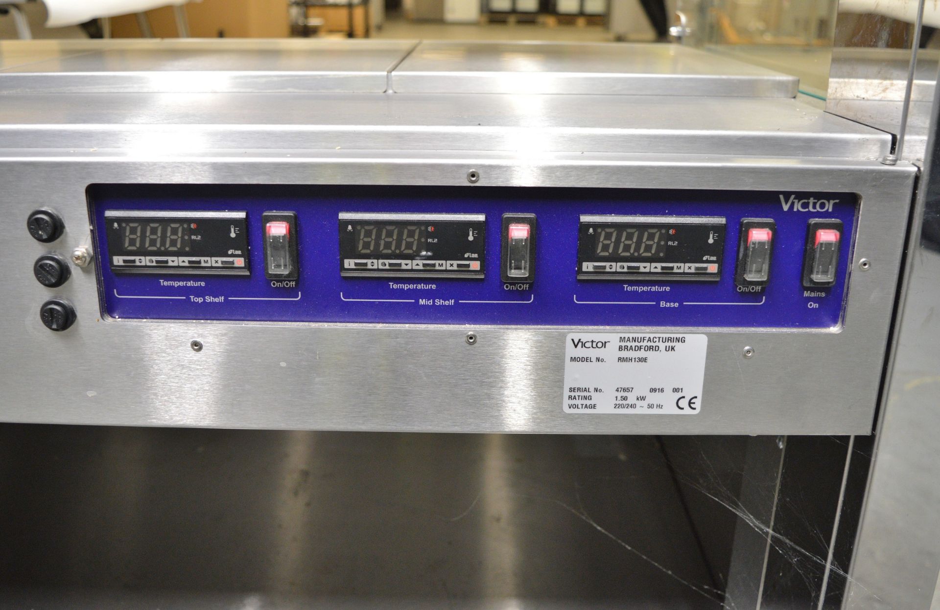 Victor RMH130E Stainless Steel Heated Display Counter - Image 5 of 8