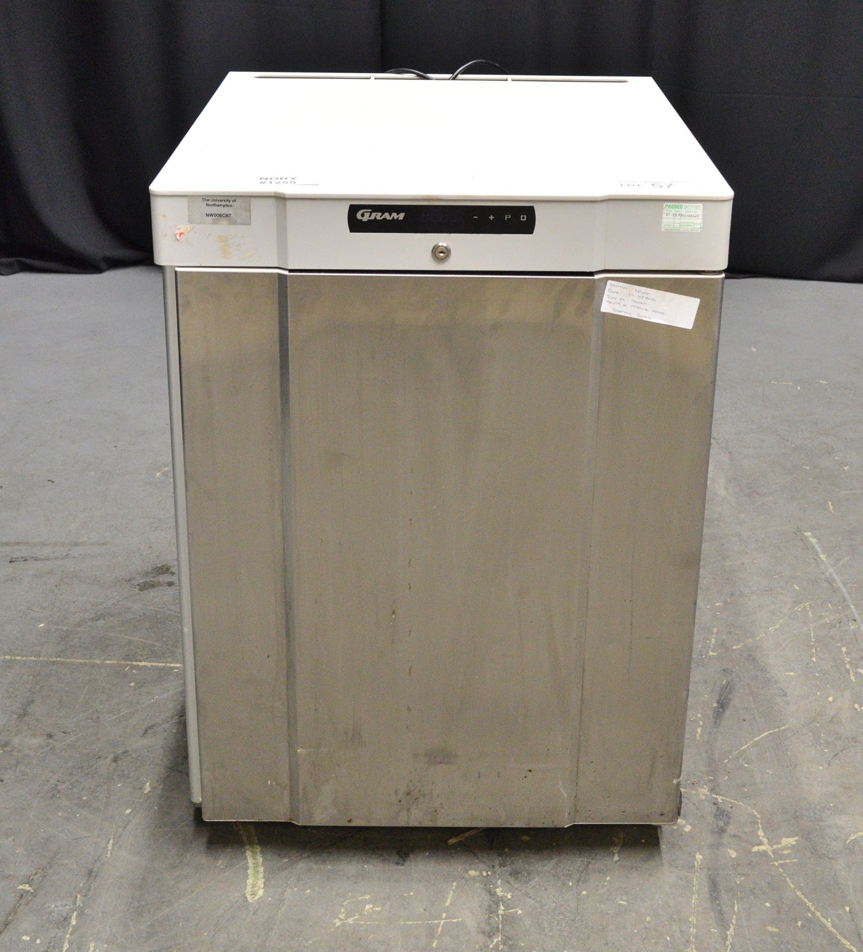 Gram F 210 RG 3N Stainless Steel Undercounter Freezer