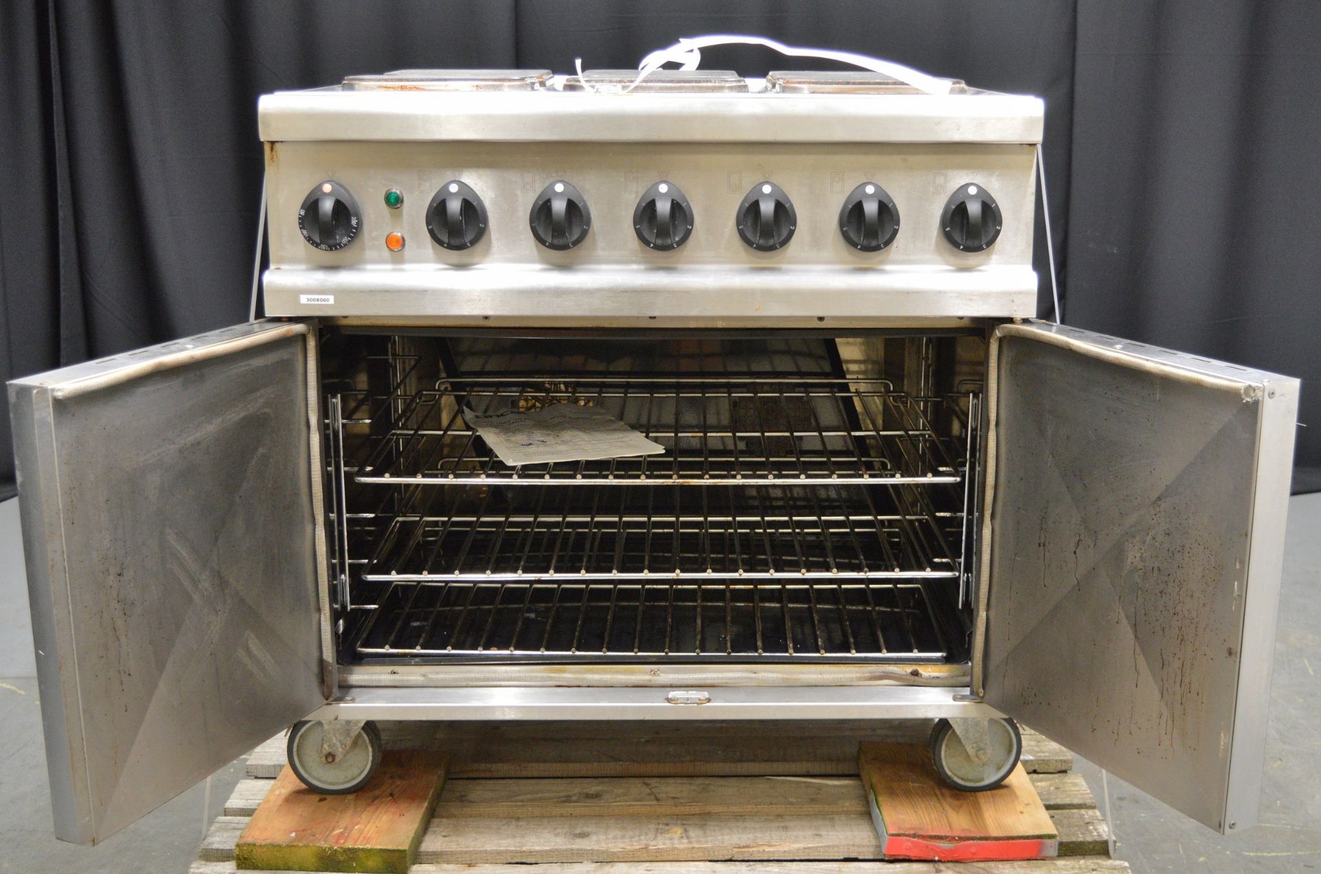 Lincat OE7008 6 Plate All Electric Range Oven - 440v - Image 5 of 7
