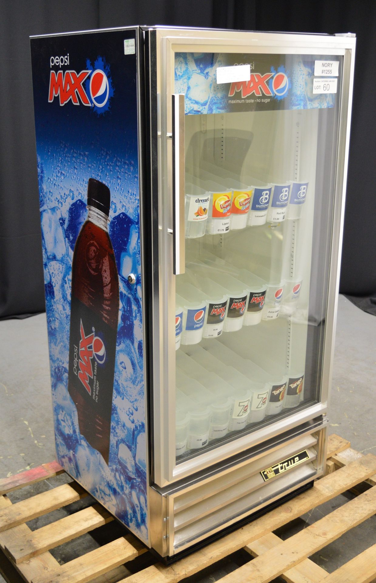 True Manufacturing Company Pepsi Max Branded Drink Bottle Display Chiller - Image 2 of 7