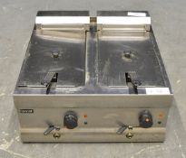 Lincat DF66 Twin Basket Countertop Electric Double Fryer