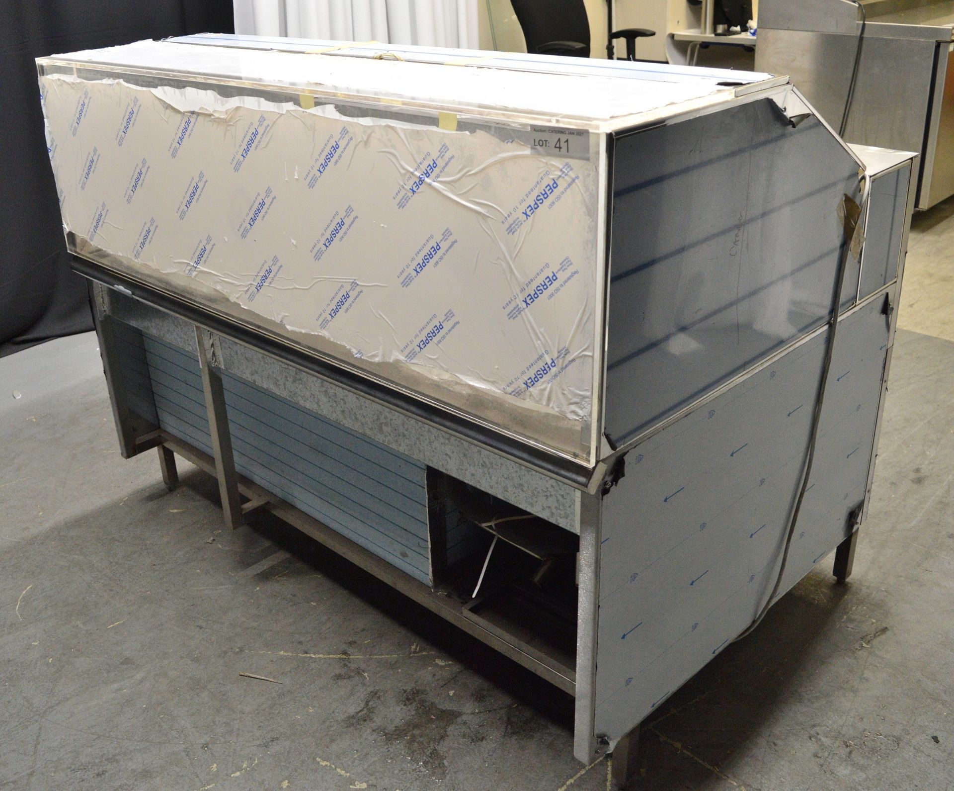 Refrigerated Stainless Steel Display Serving Counter - L1500 x W970 x H1140mm - Image 7 of 10