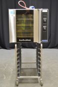 Blue Seal Turbofan E32D4 Convection Oven with Stainless Steel Rack Stand