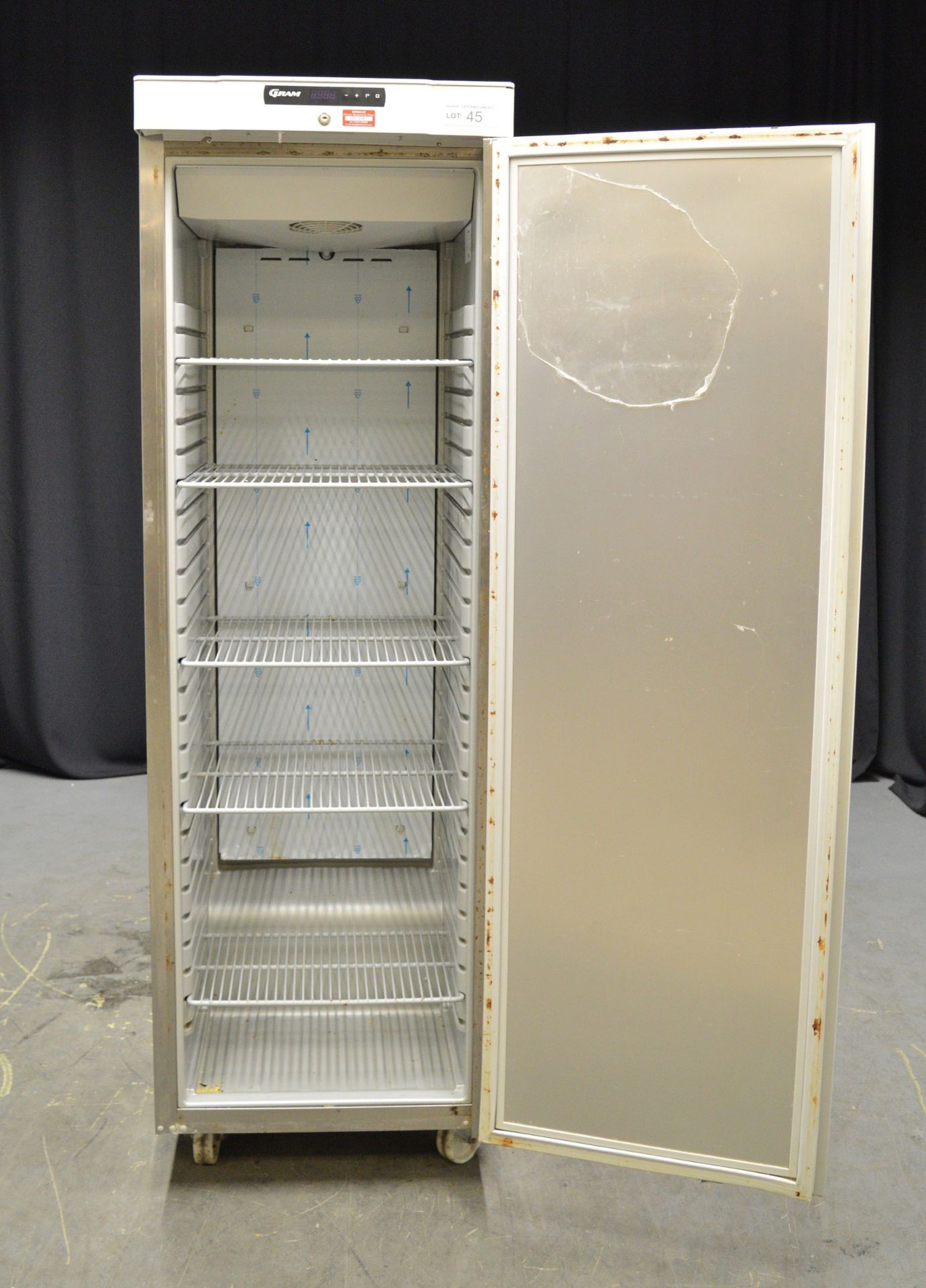 Gram K410 RG C 6N Stainless Steel Upright Refrigerator - Image 4 of 7
