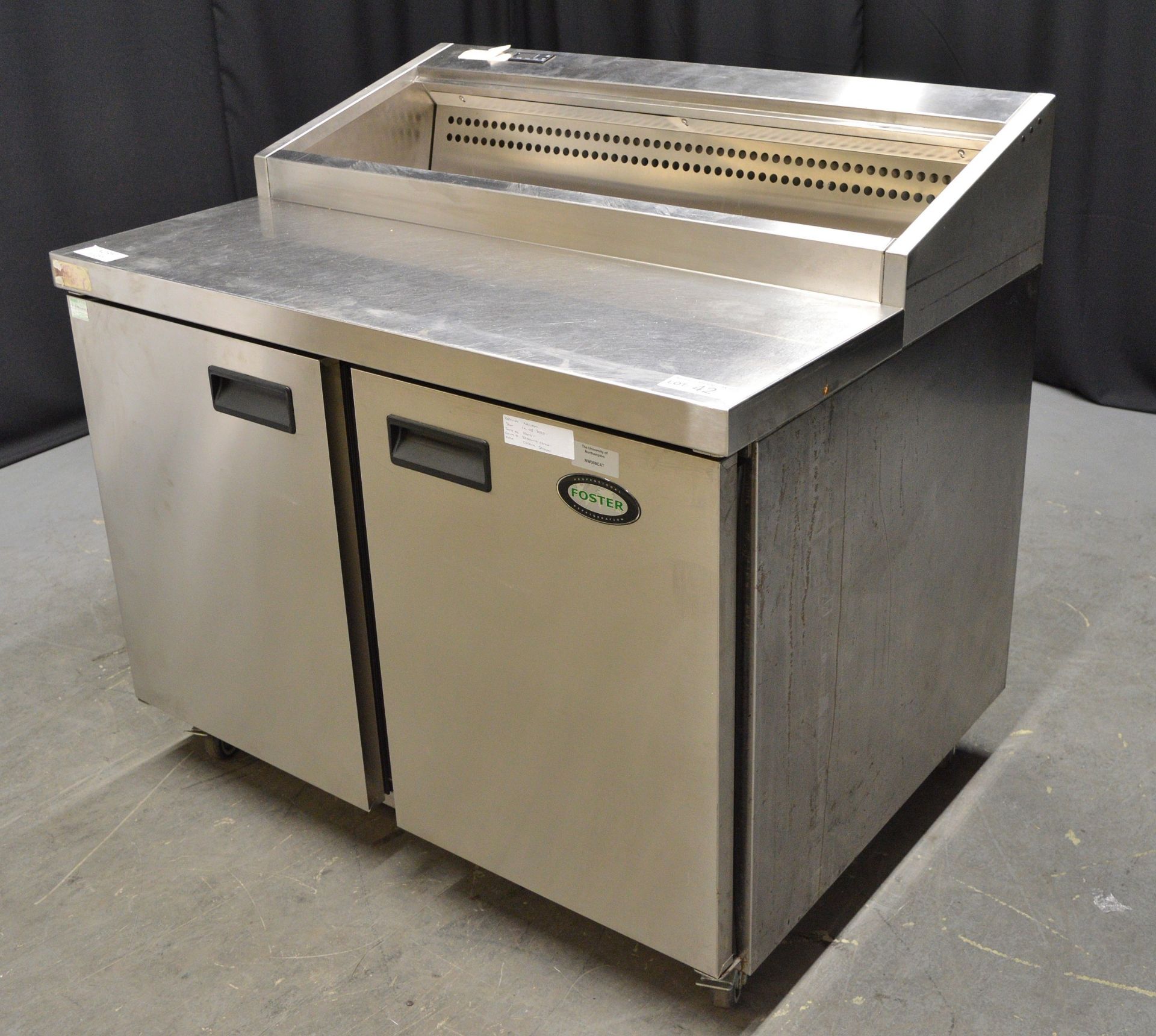 Foster FPS2HR 2 Door Refrigerated Preparation Counter - Image 3 of 8