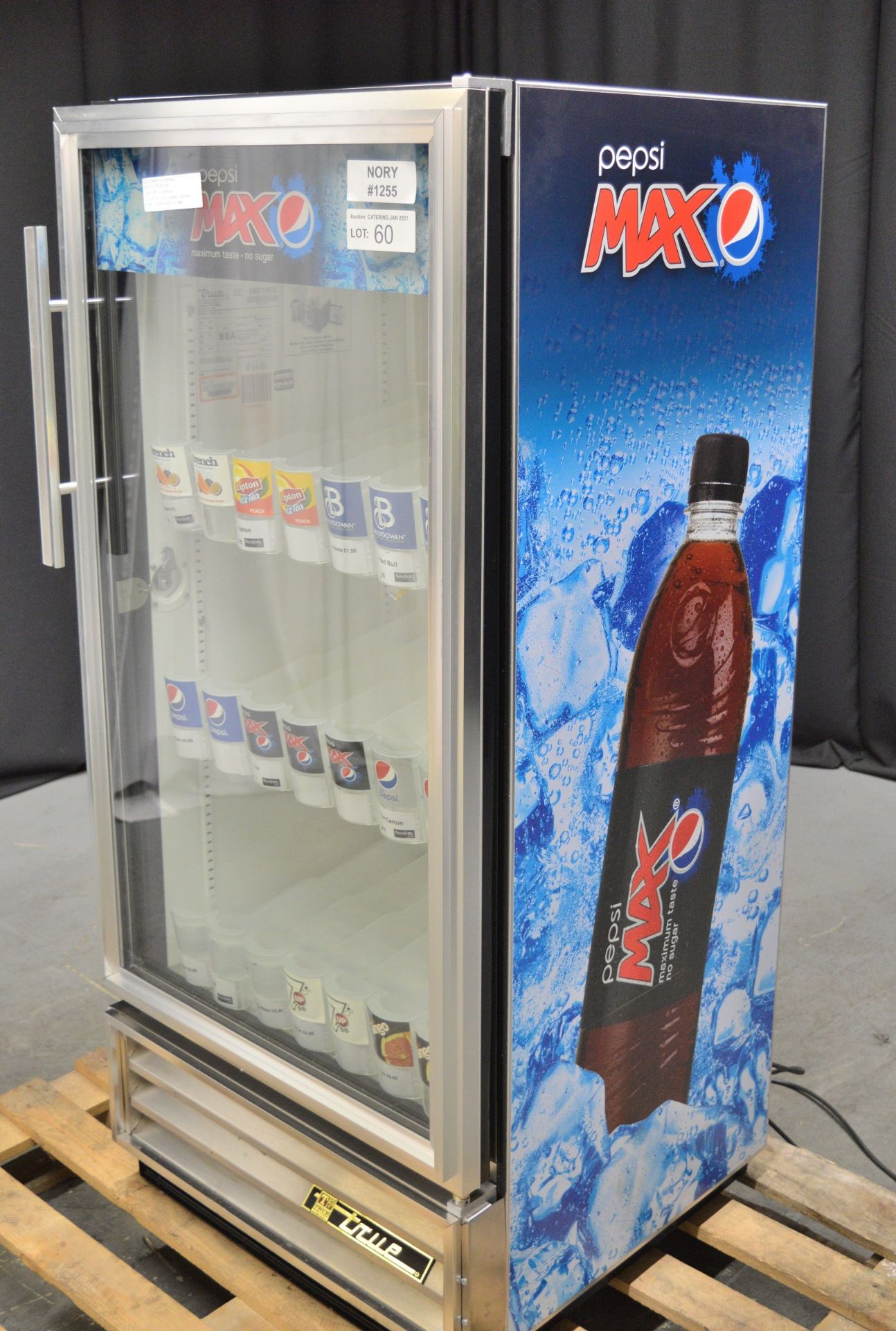 True Manufacturing Company Pepsi Max Branded Drink Bottle Display Chiller - Image 3 of 7