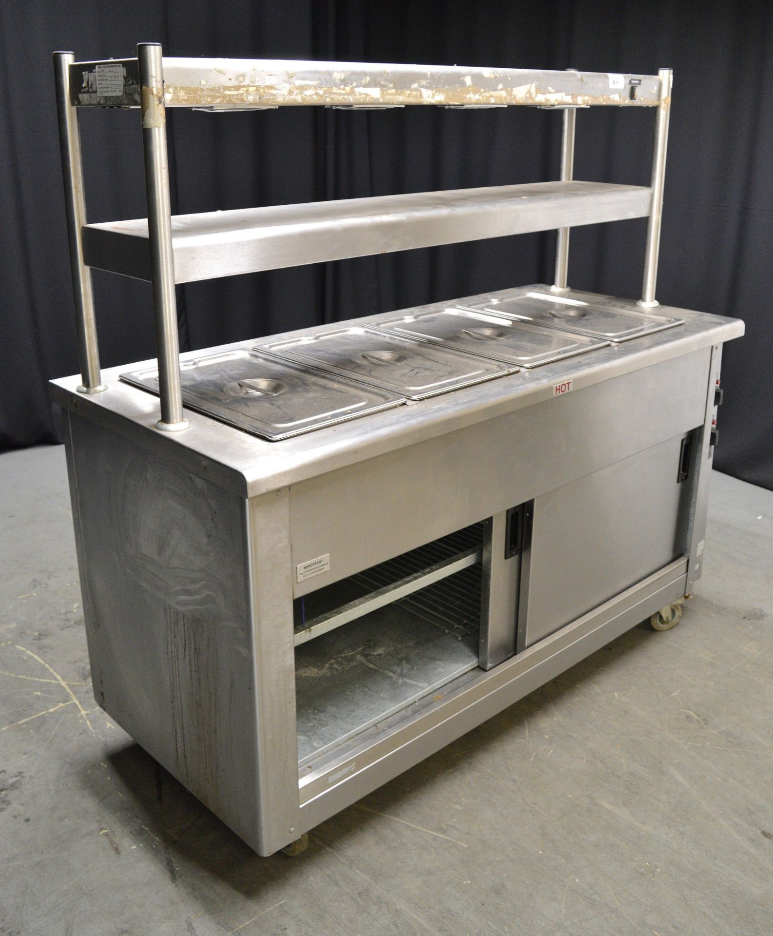 Victor SCEP16Z Mobile Bain Marie & Hot Cupboard- 240v - Image 2 of 8