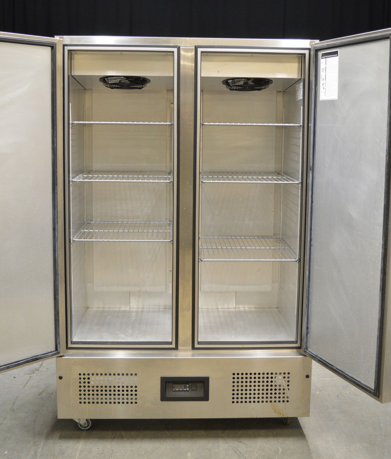 Foster FSL800H Double Door Stainless Steel Refrigerator - Image 4 of 7