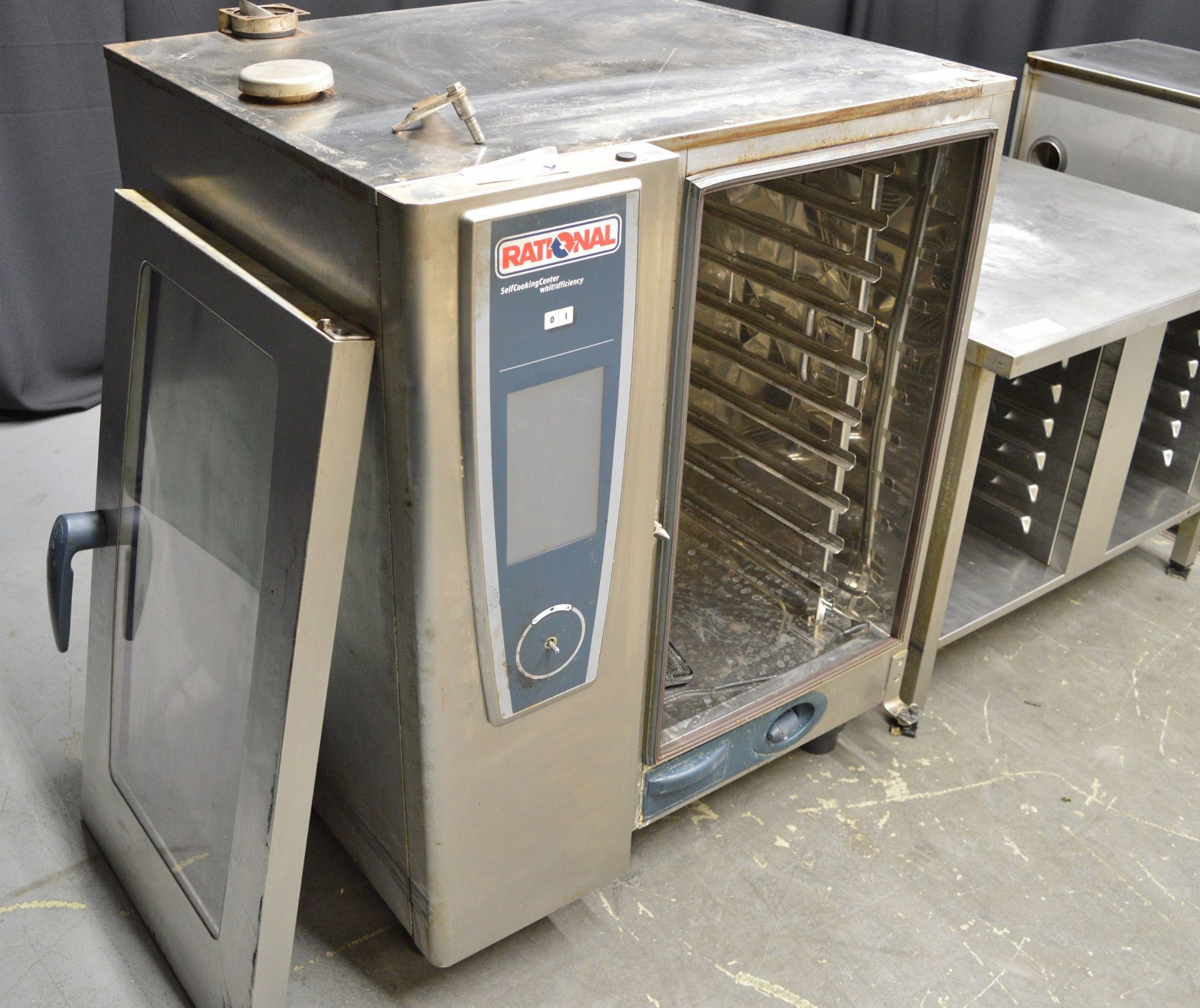 Rational Self Cooking Center Combi Oven - 3 Phase with Shelving Rack Stand and Lechmetall - Image 3 of 10