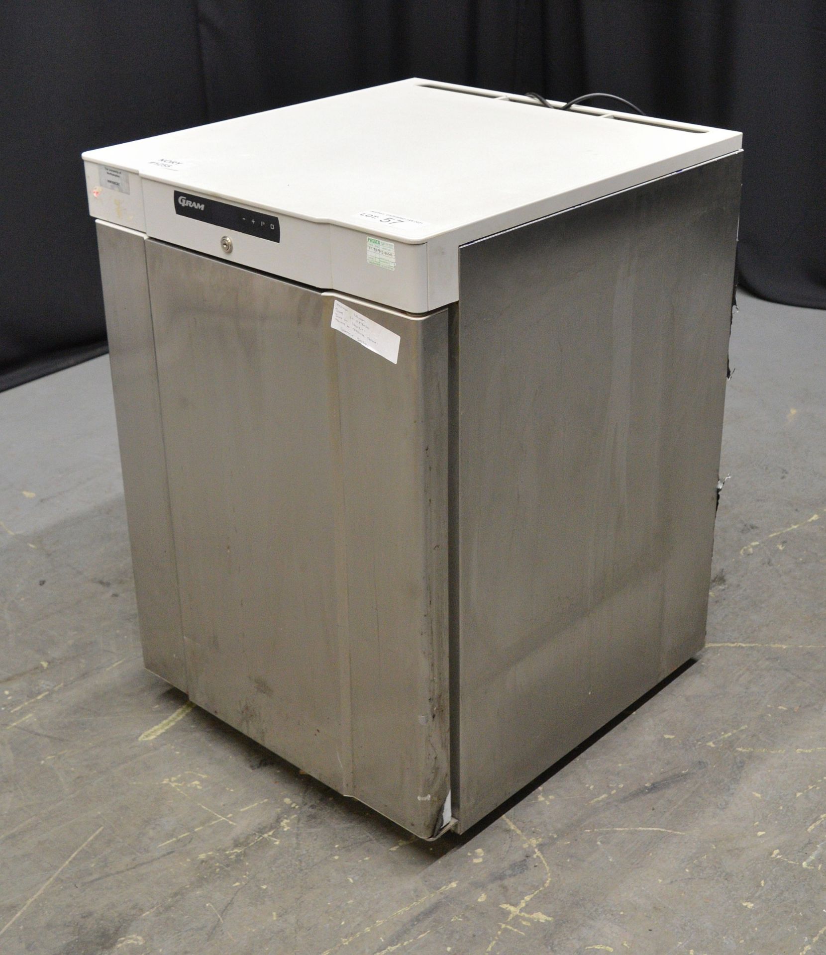 Gram F 210 RG 3N Stainless Steel Undercounter Freezer - Image 3 of 6