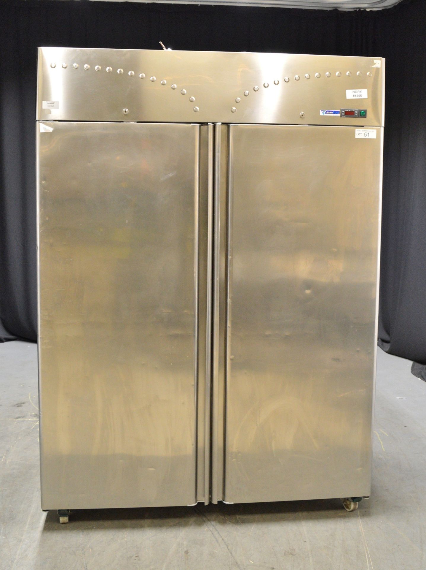 Alpfrigo Scanfrost by Caravell CN1400 Double Door Stainless Steel Unit