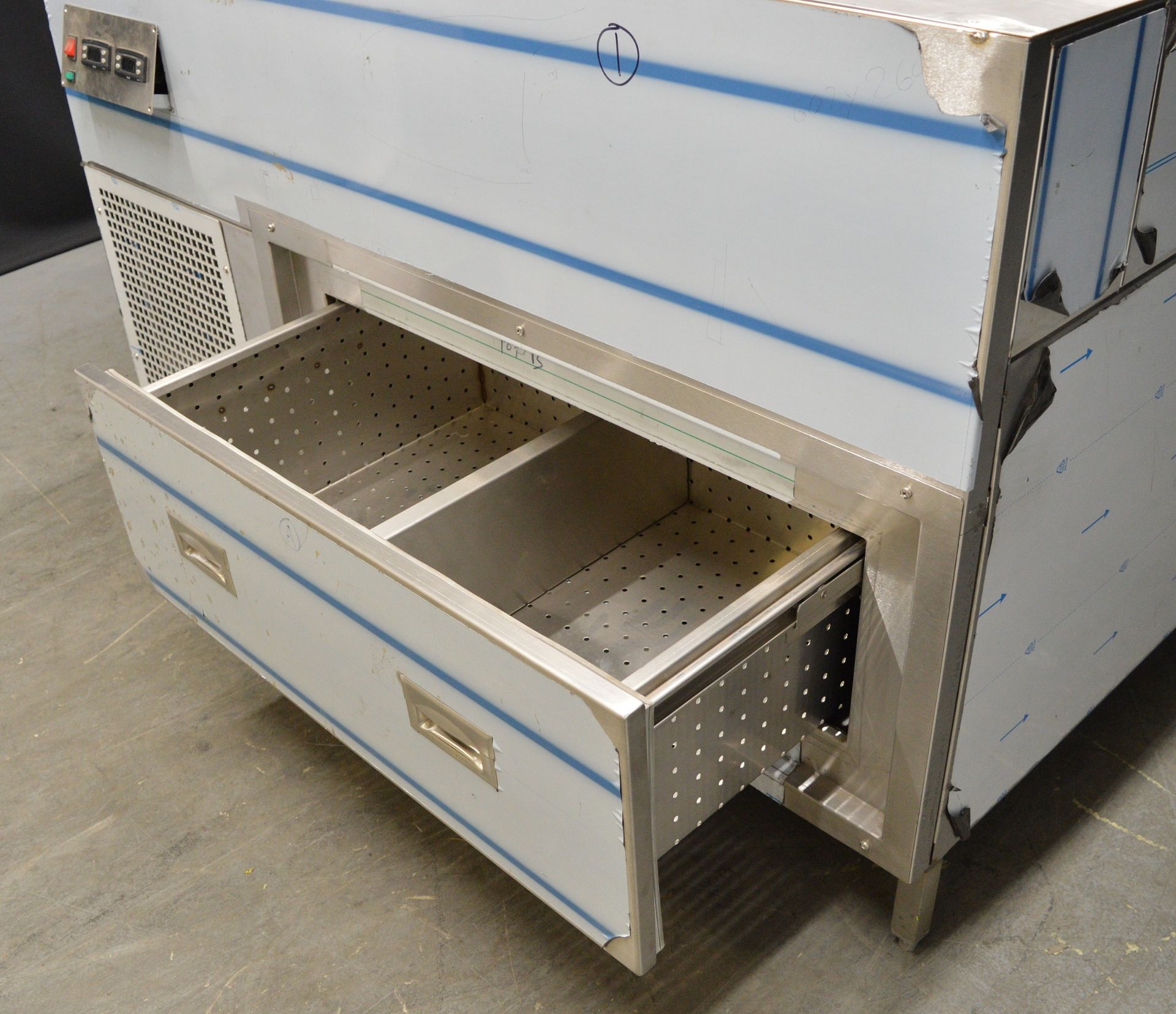 Refrigerated Stainless Steel Display Serving Counter - L1500 x W970 x H1140mm - Image 4 of 10