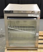 Williams HA135SA R1 Amber Undercounter Refrigerator with Glass Door