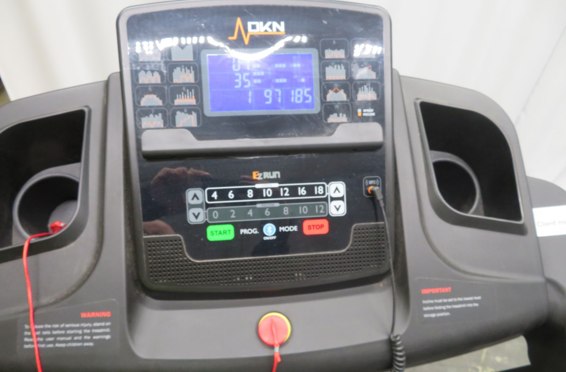 DKN EZ Run Foldable Treadmill. - Image 4 of 10