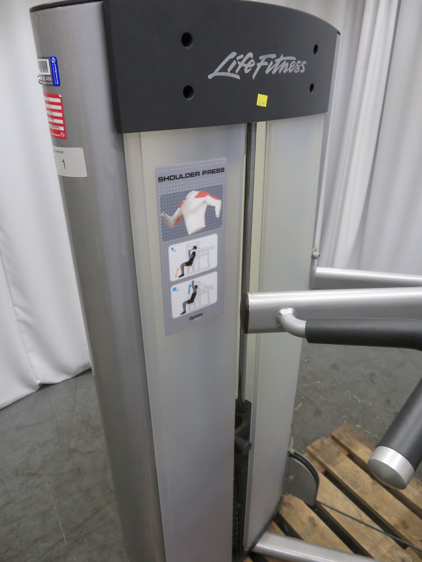 Life Fitness Model CS Frame Box Shoulder Press. - Image 5 of 8