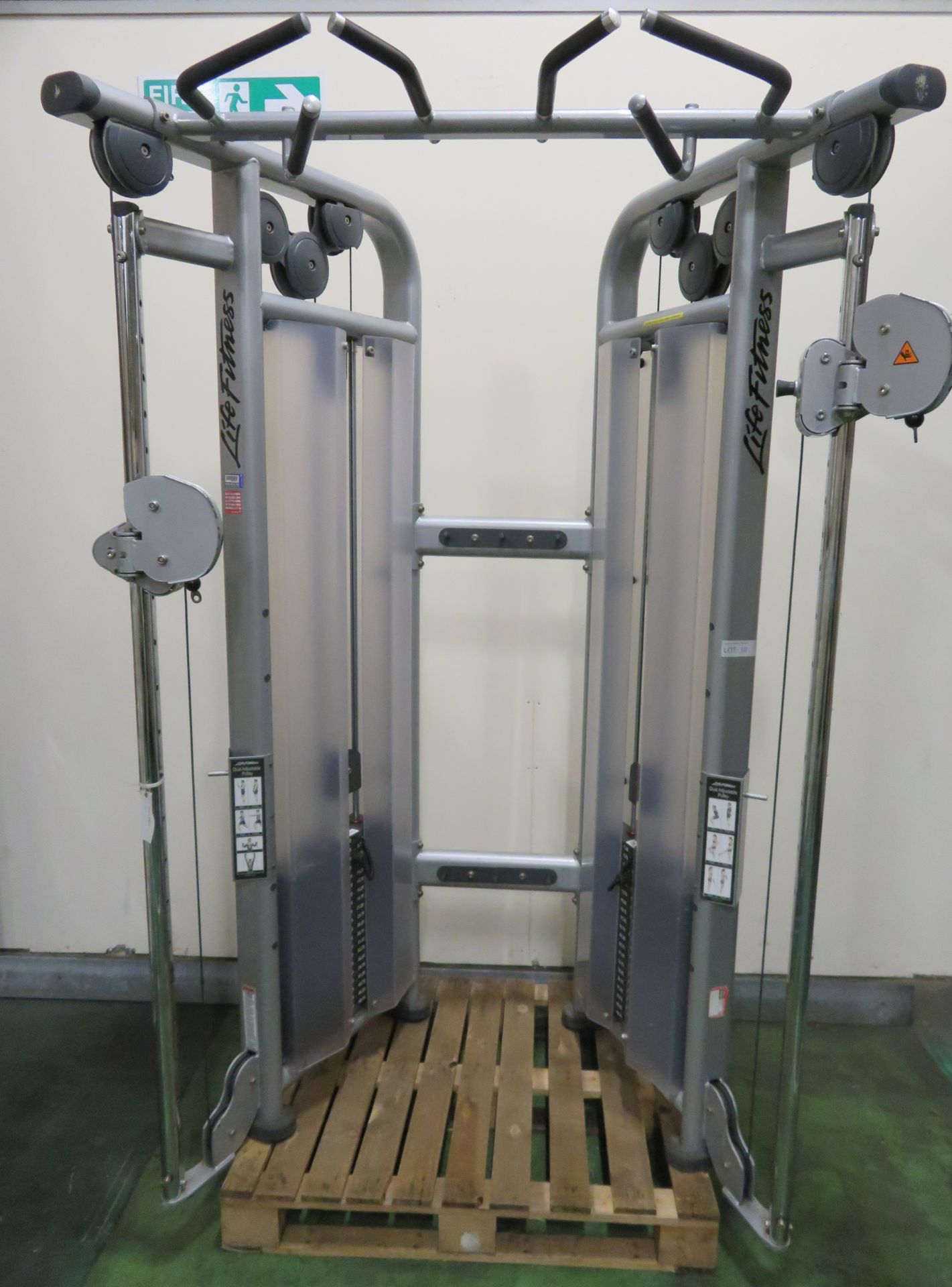 Life Fitness Model CMDAP Dual Adjustable Pulley.