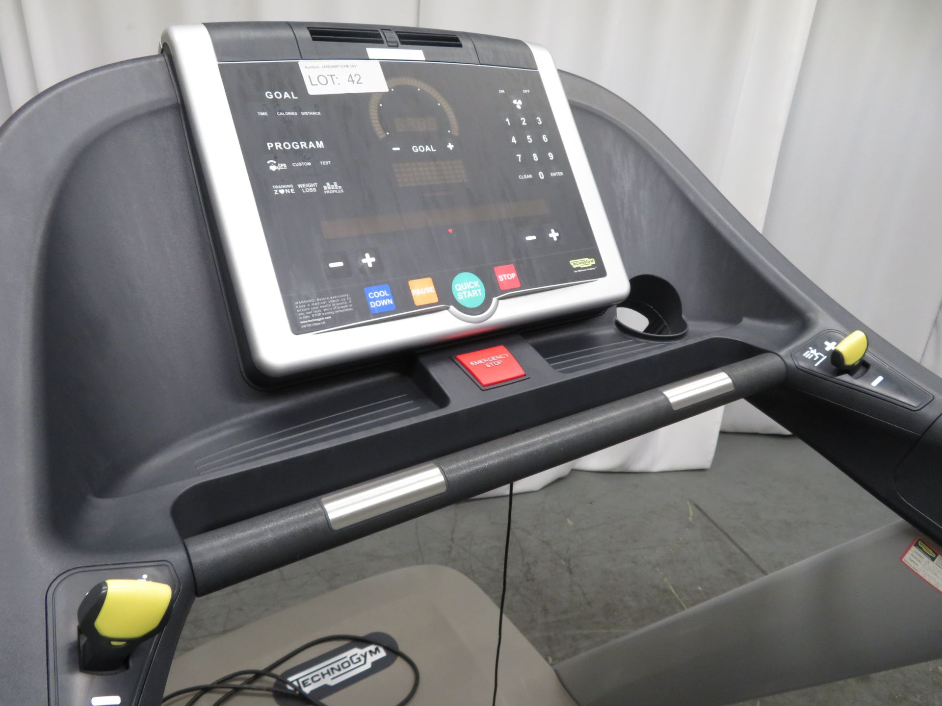 Technogym Run Now 700 Treadmill. LED Display. - Image 4 of 10