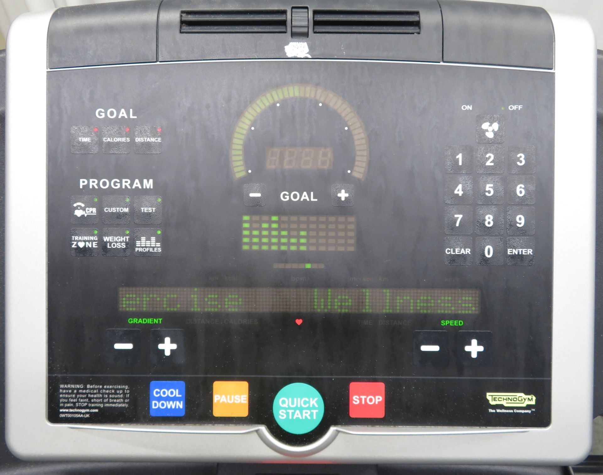 Technogym Run Now 700 Treadmill. LED Display. - Image 6 of 11