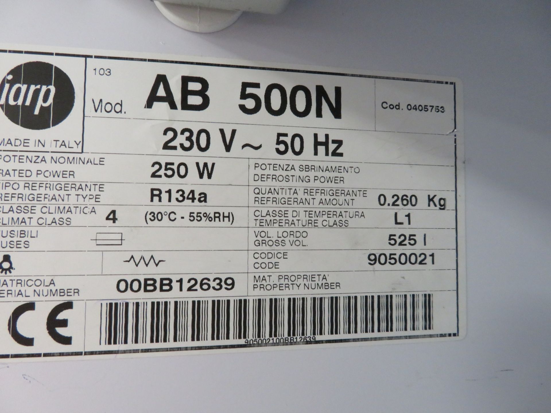 Iarp AB 500N Laboratory Freezer. -14'c -24'c Range. - Image 7 of 7
