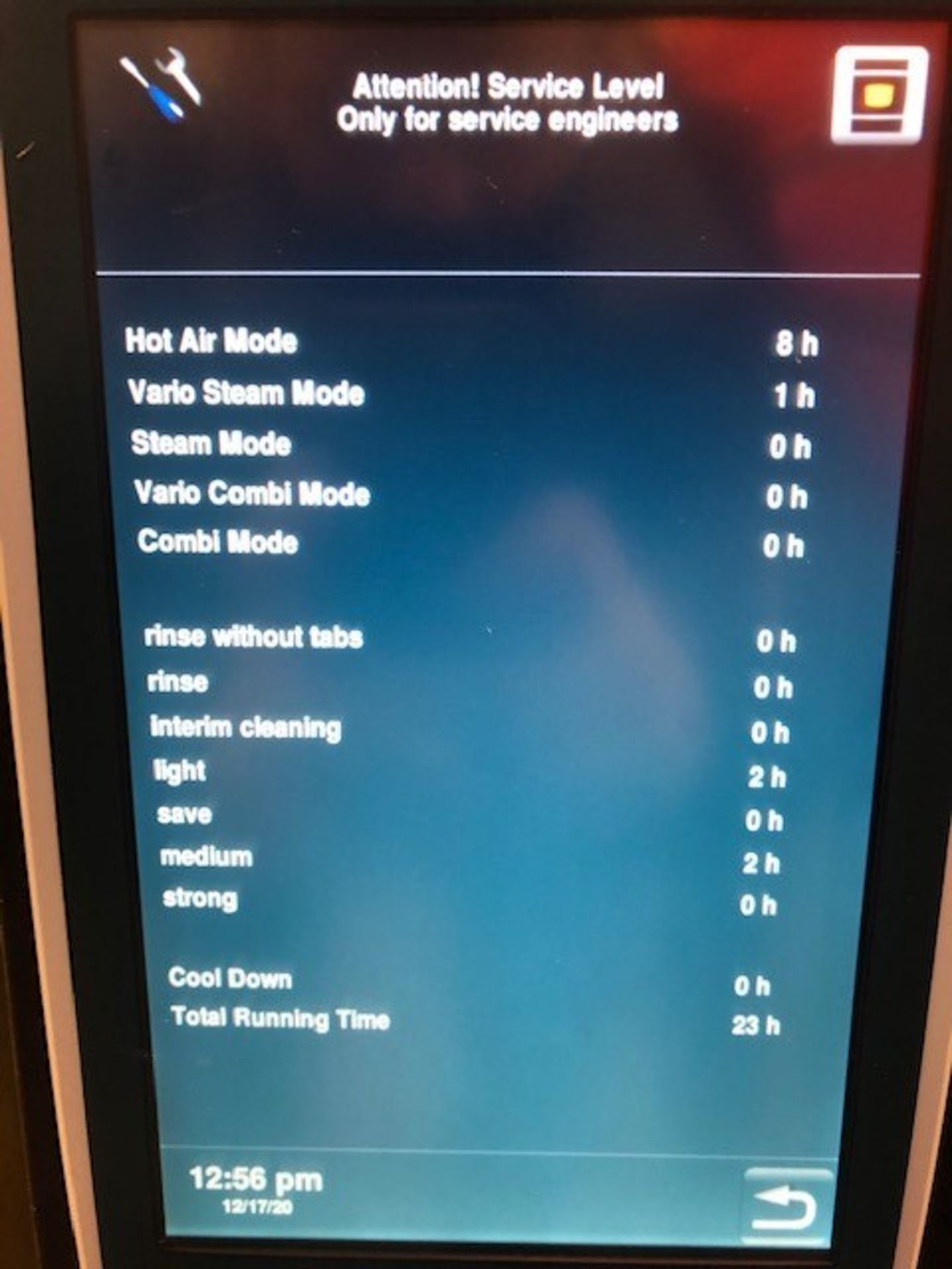 Rational SCC XS Self Cooking Centre 6 grid combi oven with stand. 2017. Ex Demo. Tested and working. - Image 11 of 12