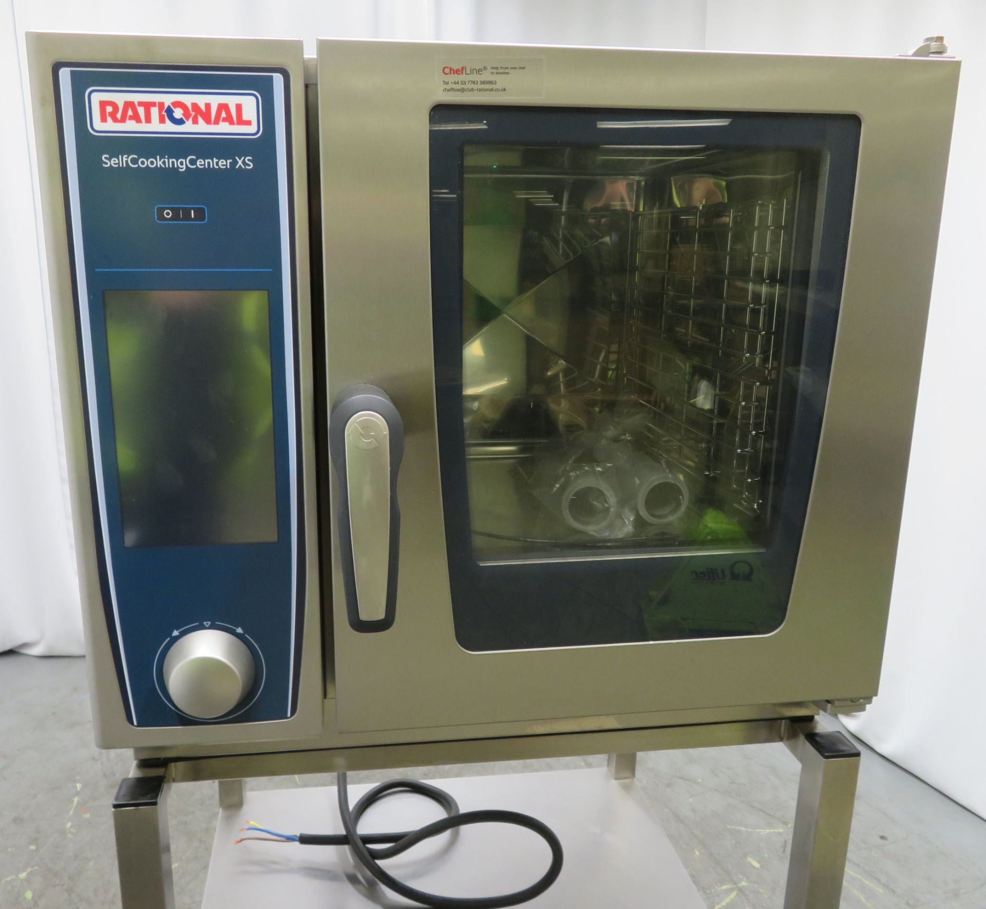 Rational SCC XS Self Cooking Centre 6 grid combi oven with stand. 2017. Ex Demo. Tested and working. - Image 4 of 12